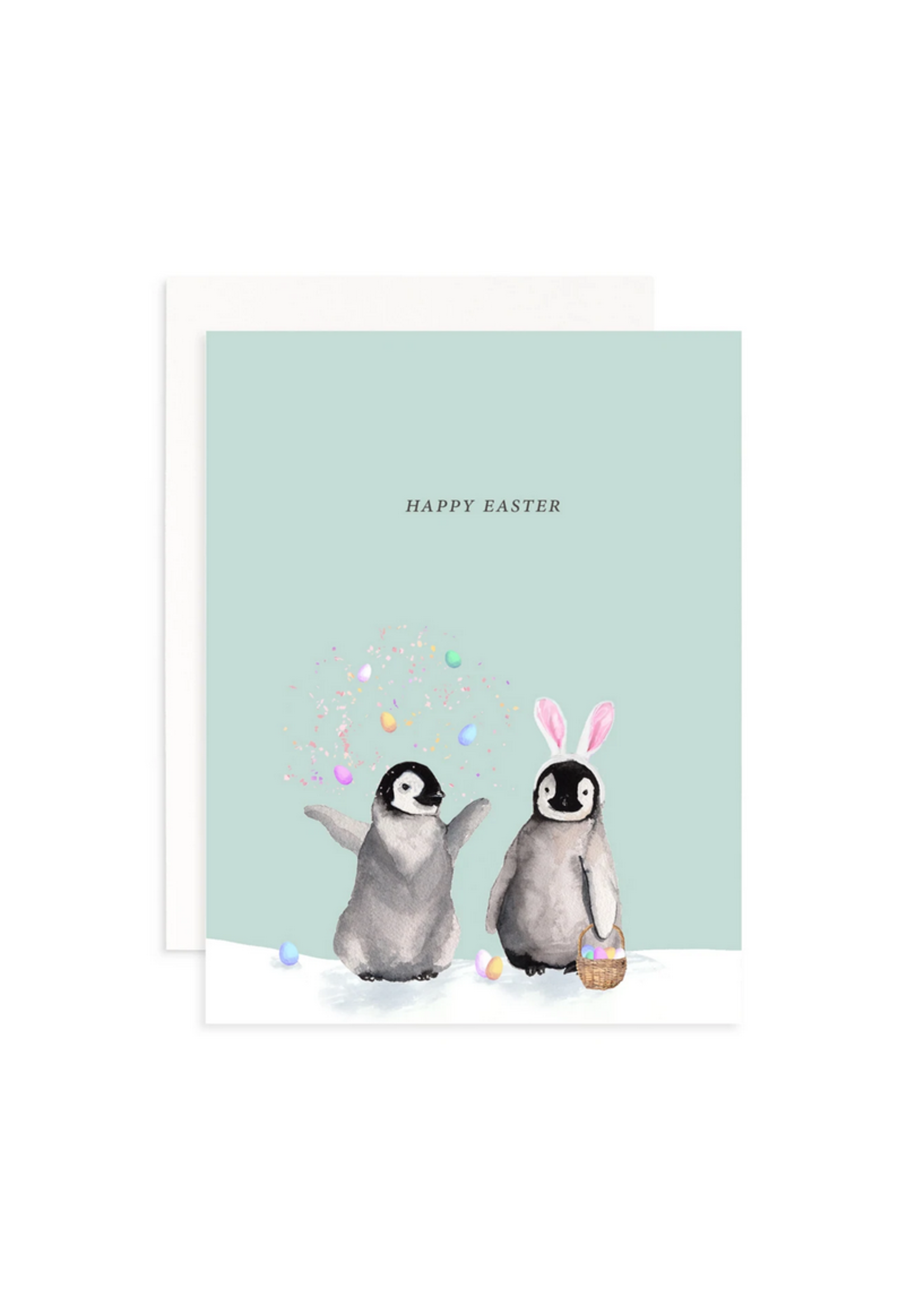 Card EASTER Penguins