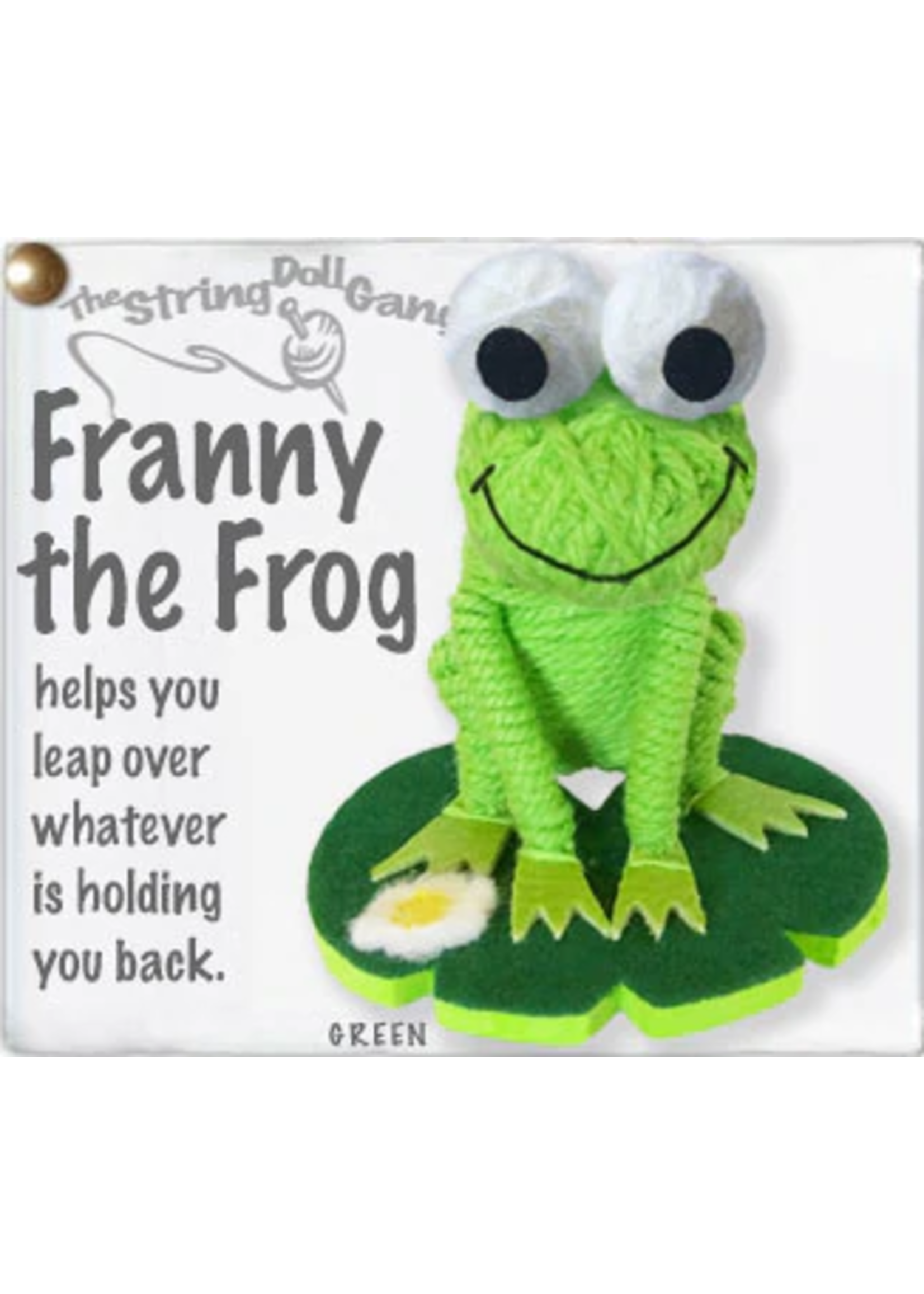 String Doll Keychain Franny the Frog