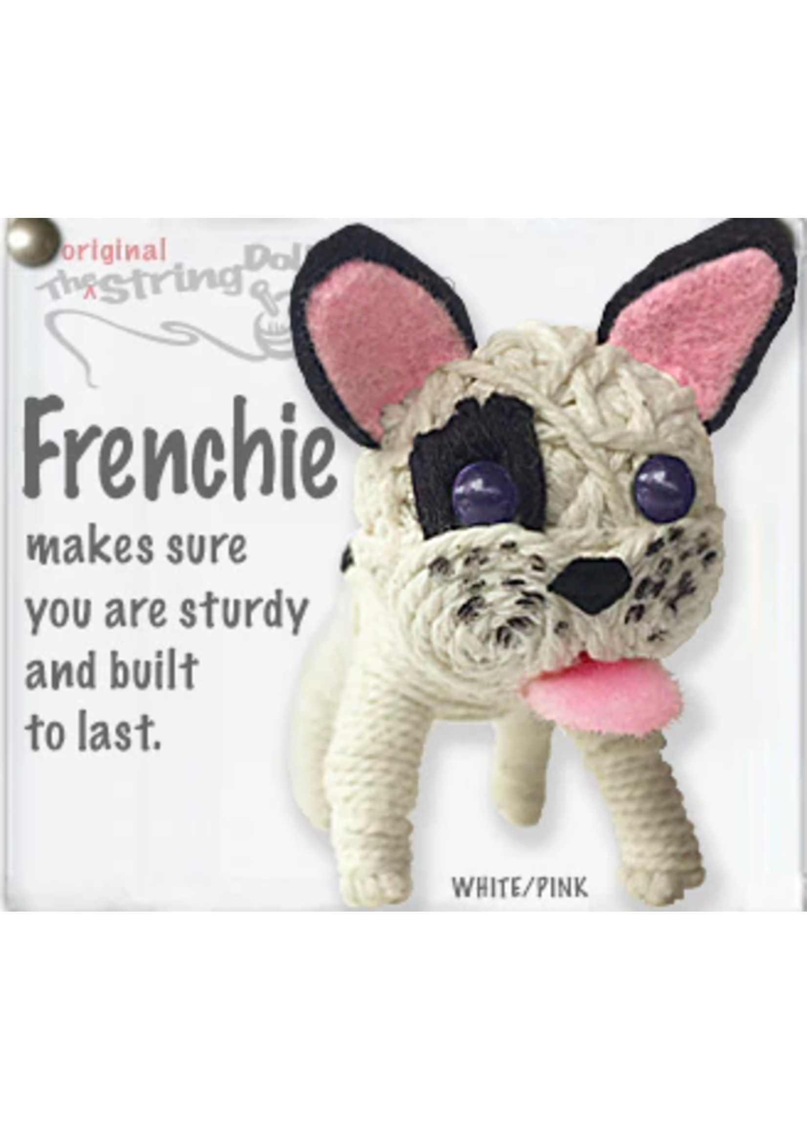 String Doll Keychain Frenchie