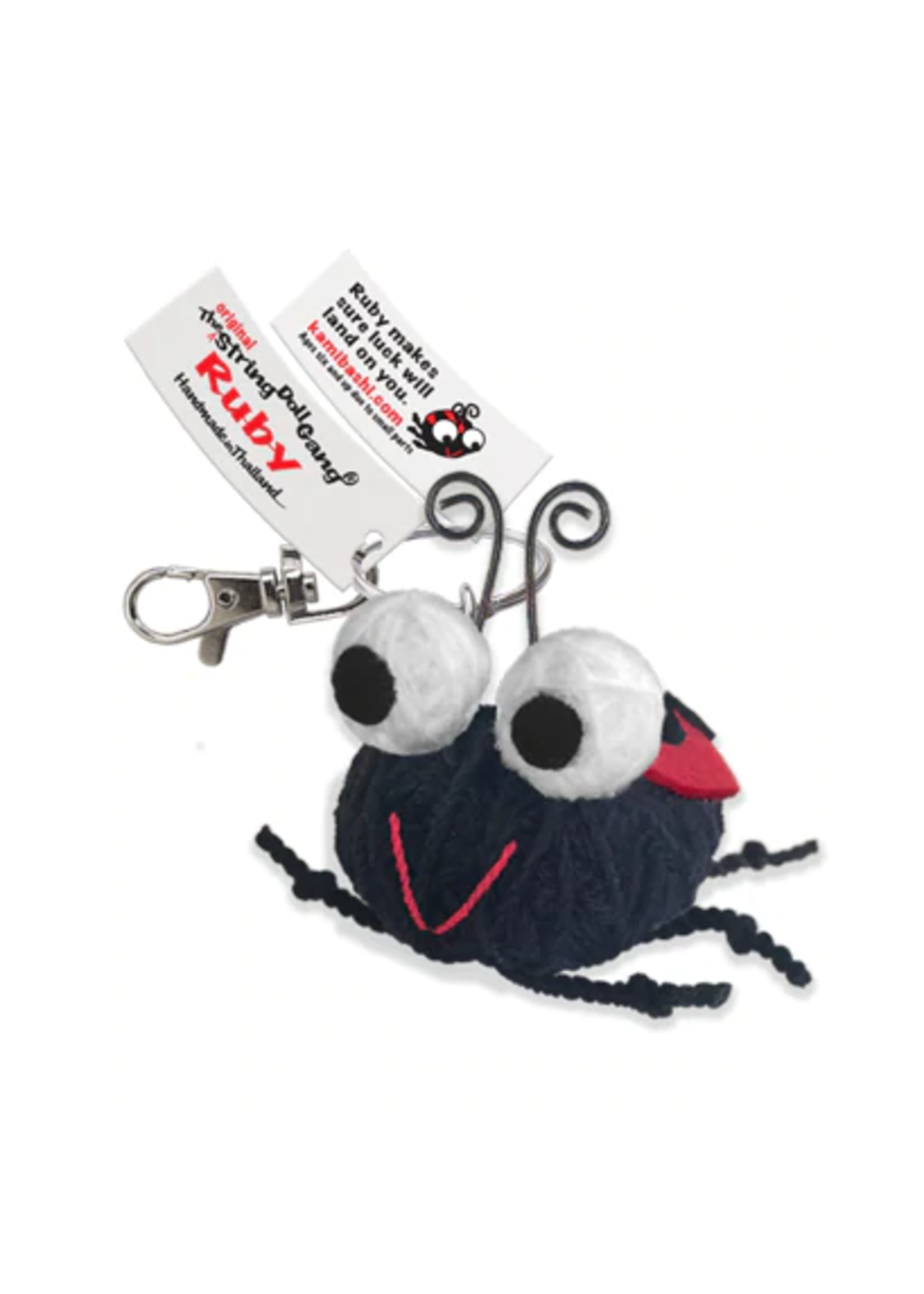 String Doll Keychain Ruby