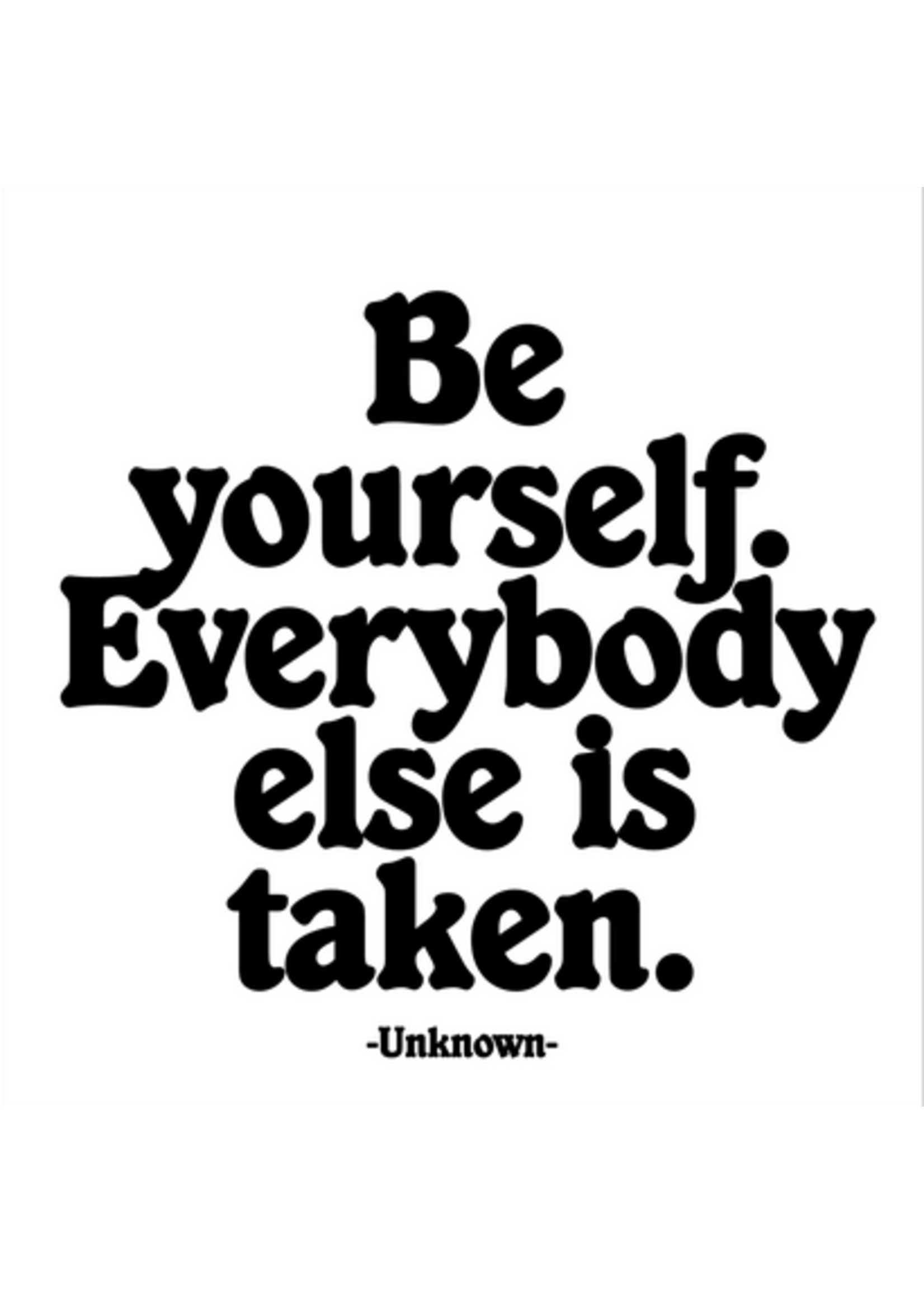 Quotable Magnet Be Yourself - Discontinued