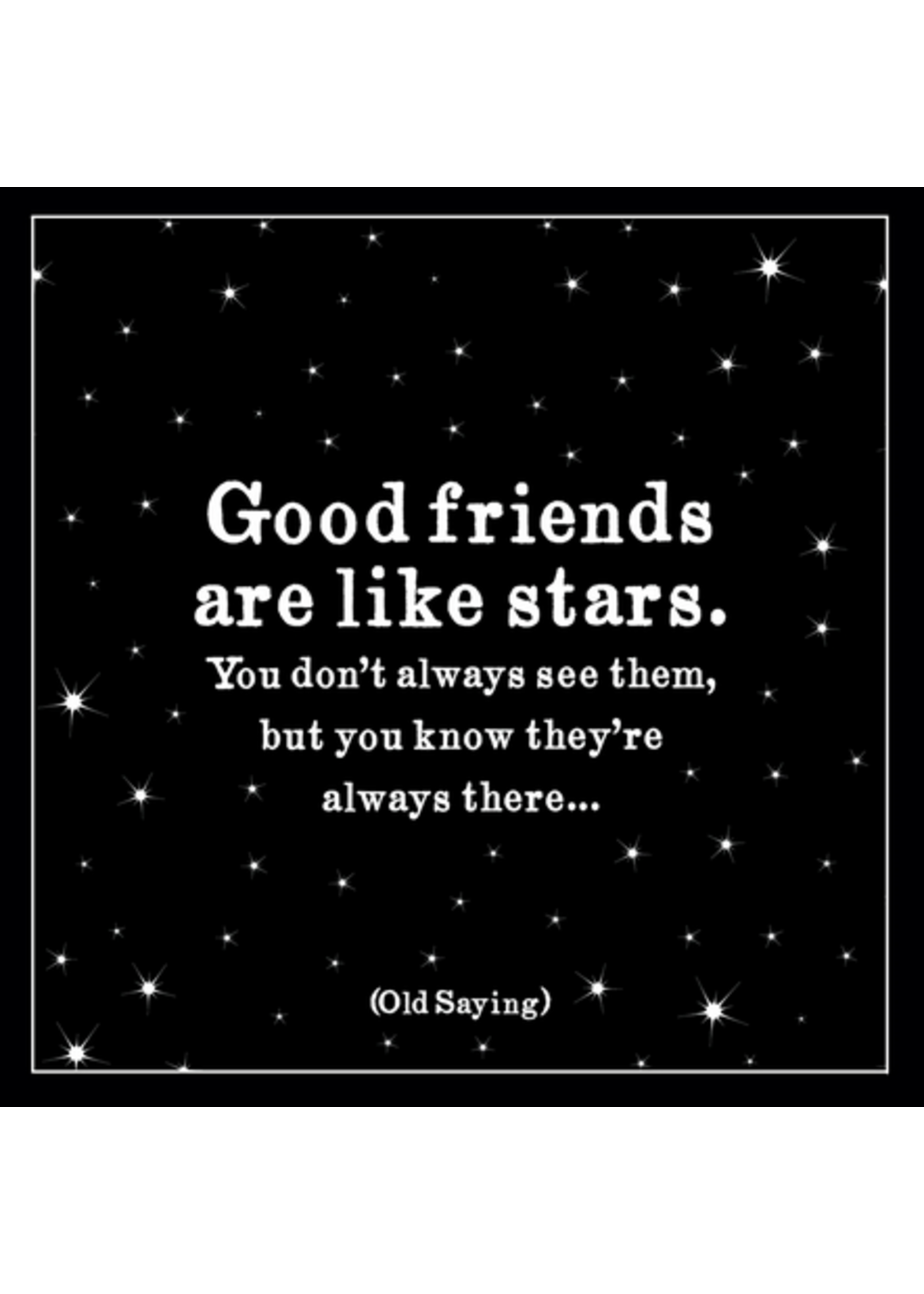 Quotable Magnet Good Friends Are Like Stars