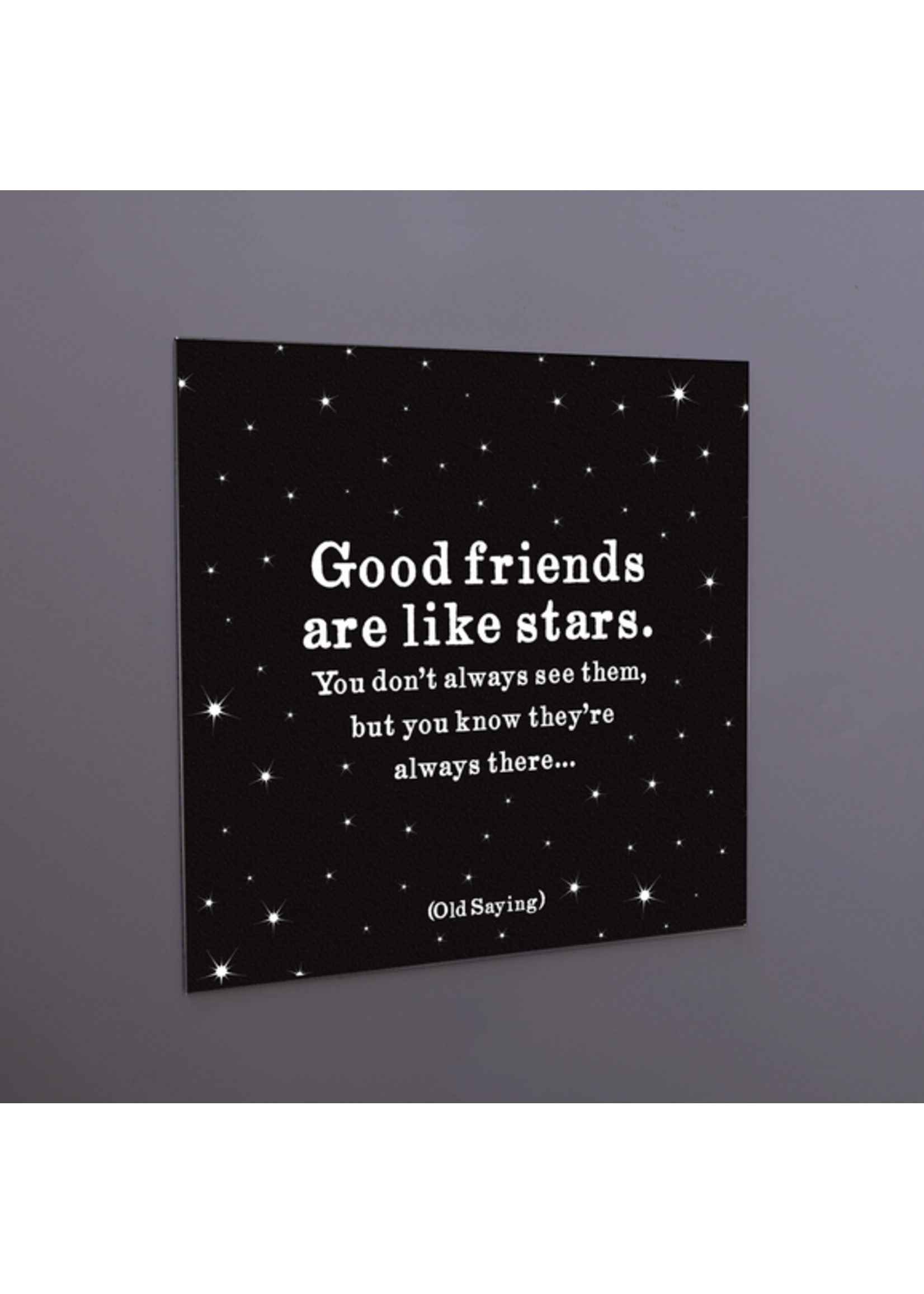 Quotable Magnet Good Friends Are Like Stars