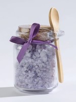 Lavender Bath Salts in Glass Honey Jar