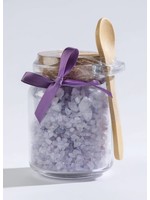 Bath Salts Lavender in Glass Honey Jar