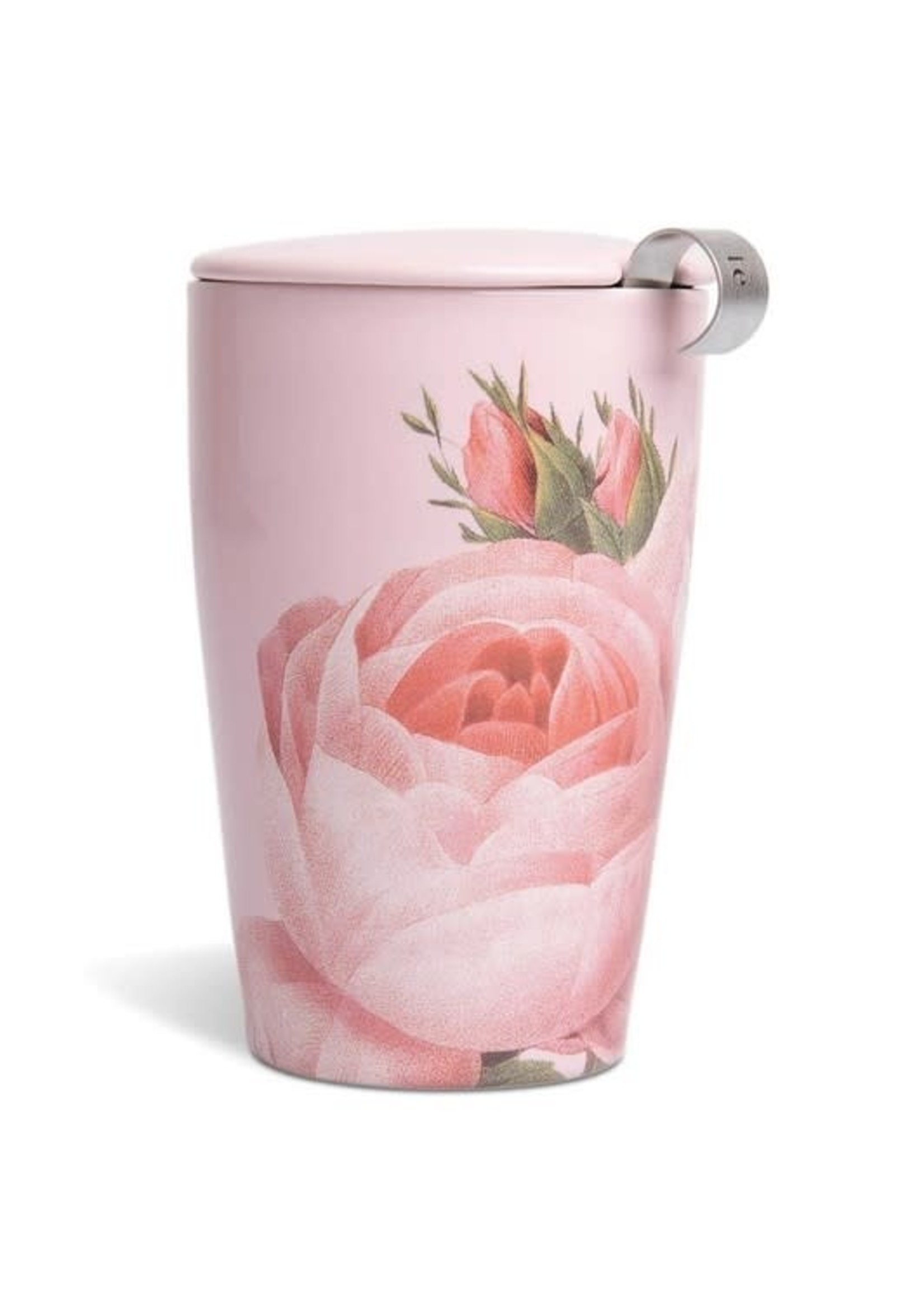 Tea Cup KATI NY Botanical Gardens Jardin w Infuser & Lid 12oz.