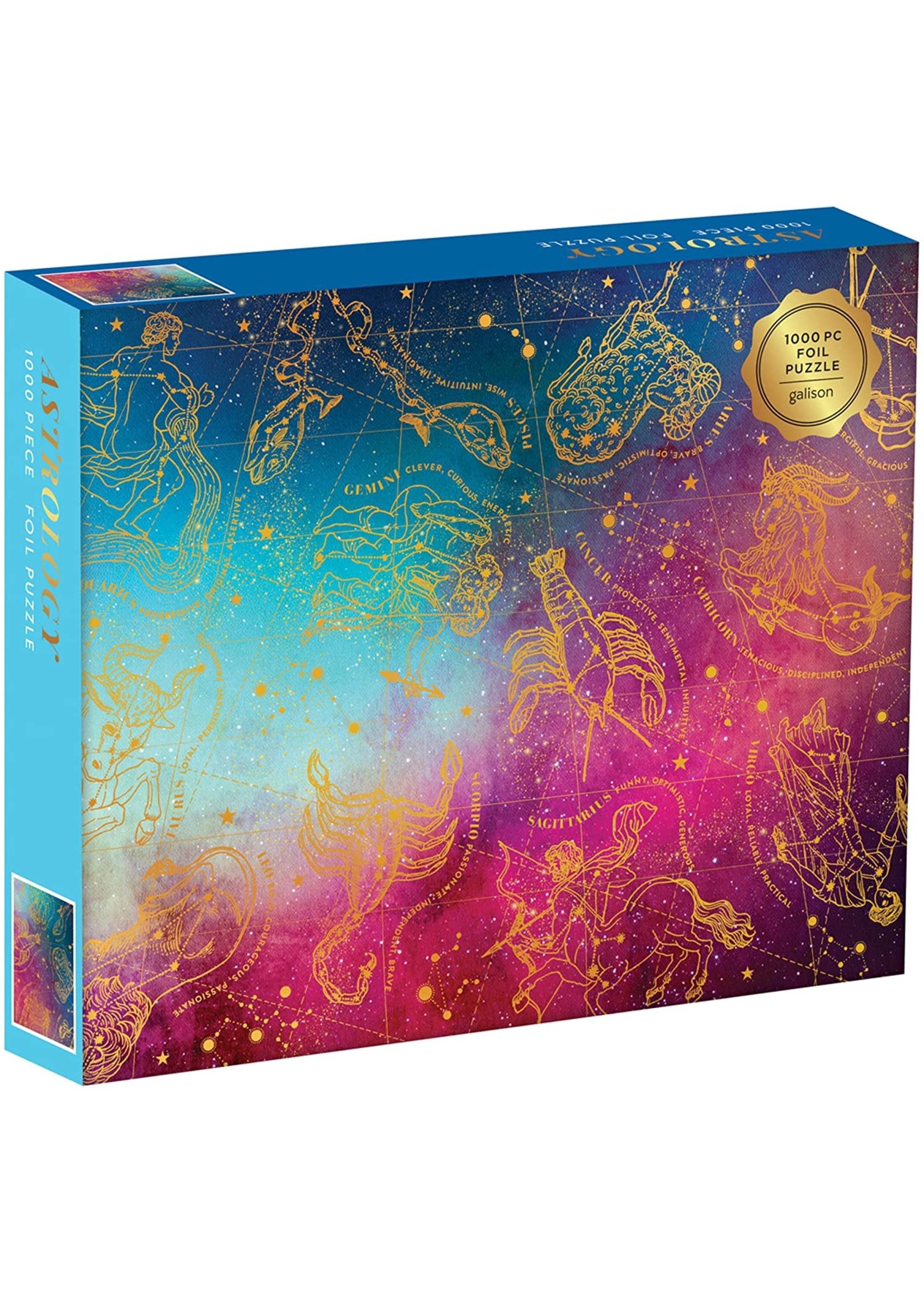 Astrology Foil Puzzle 1000pc - CHRONICLE BOOKS