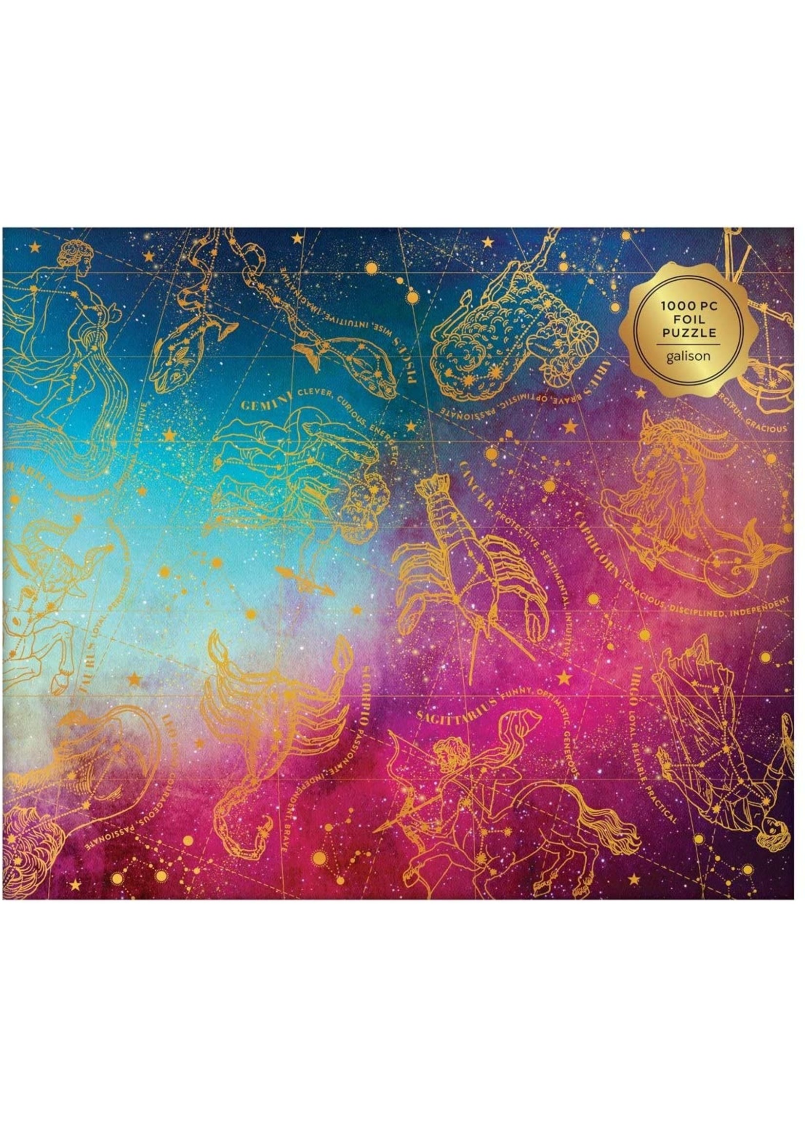 Astrology Foil Puzzle 1000pc - CHRONICLE BOOKS