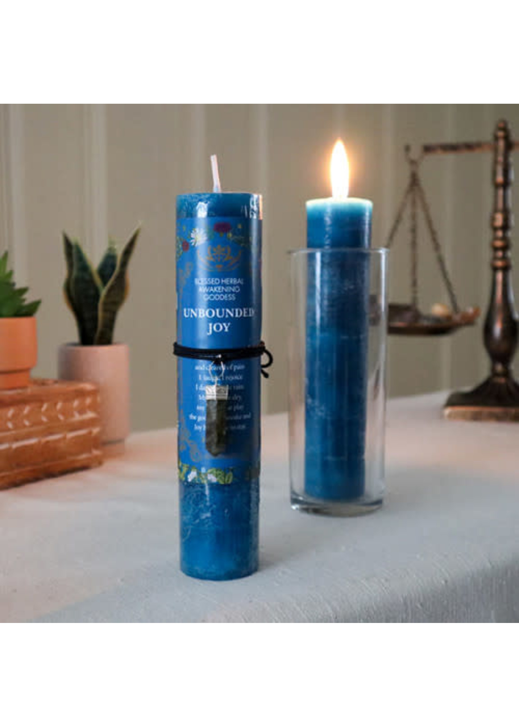 Awakening Goddess Unbounded Joy Candle