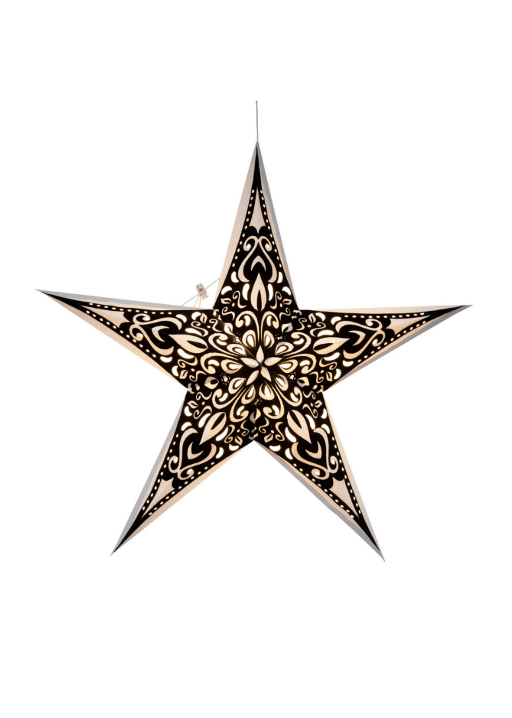 NARNA 5-Pointed 24" Pearl Star Lantern Light
