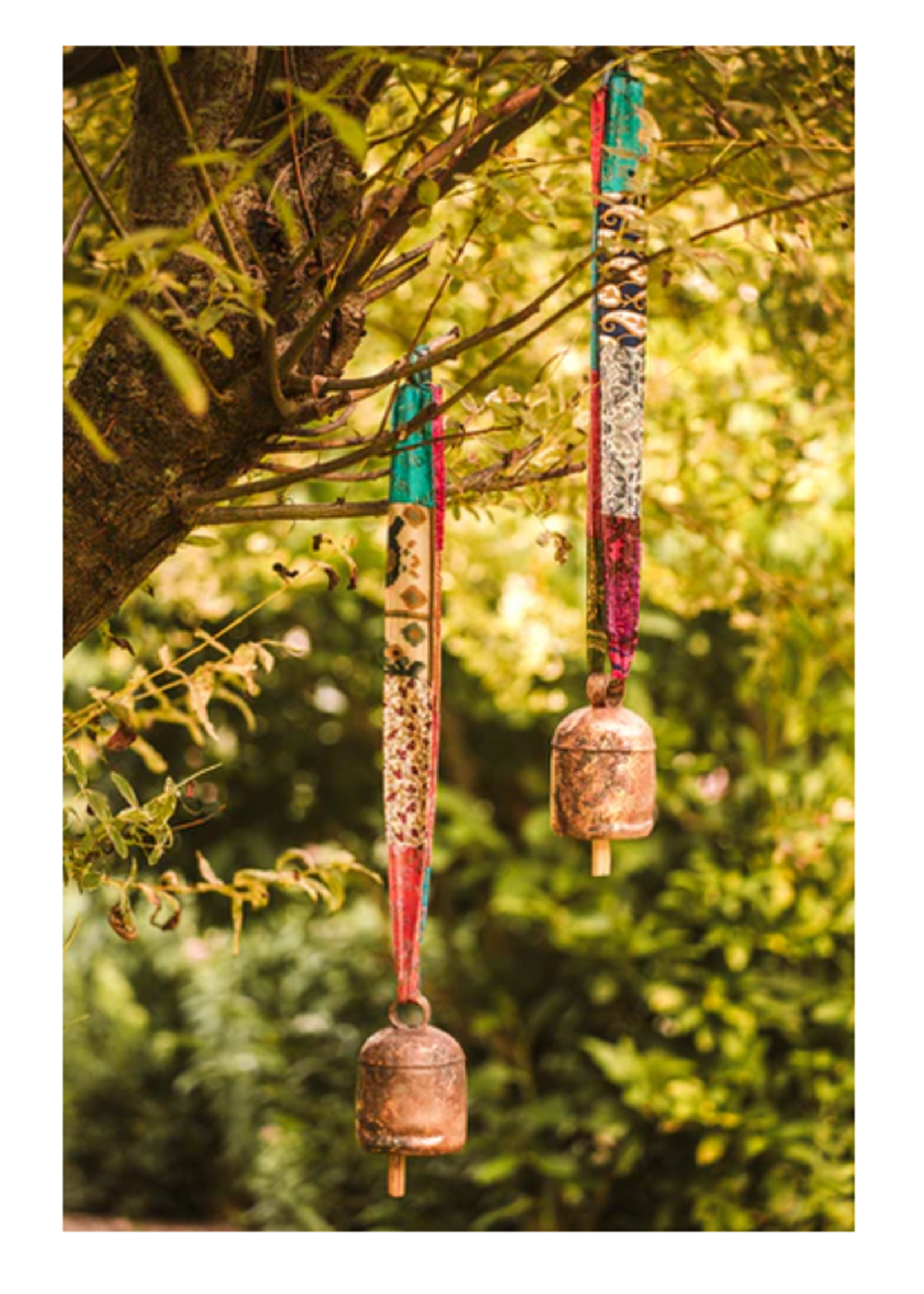 Mira Handmade Sari Ribbon Bell Number 7