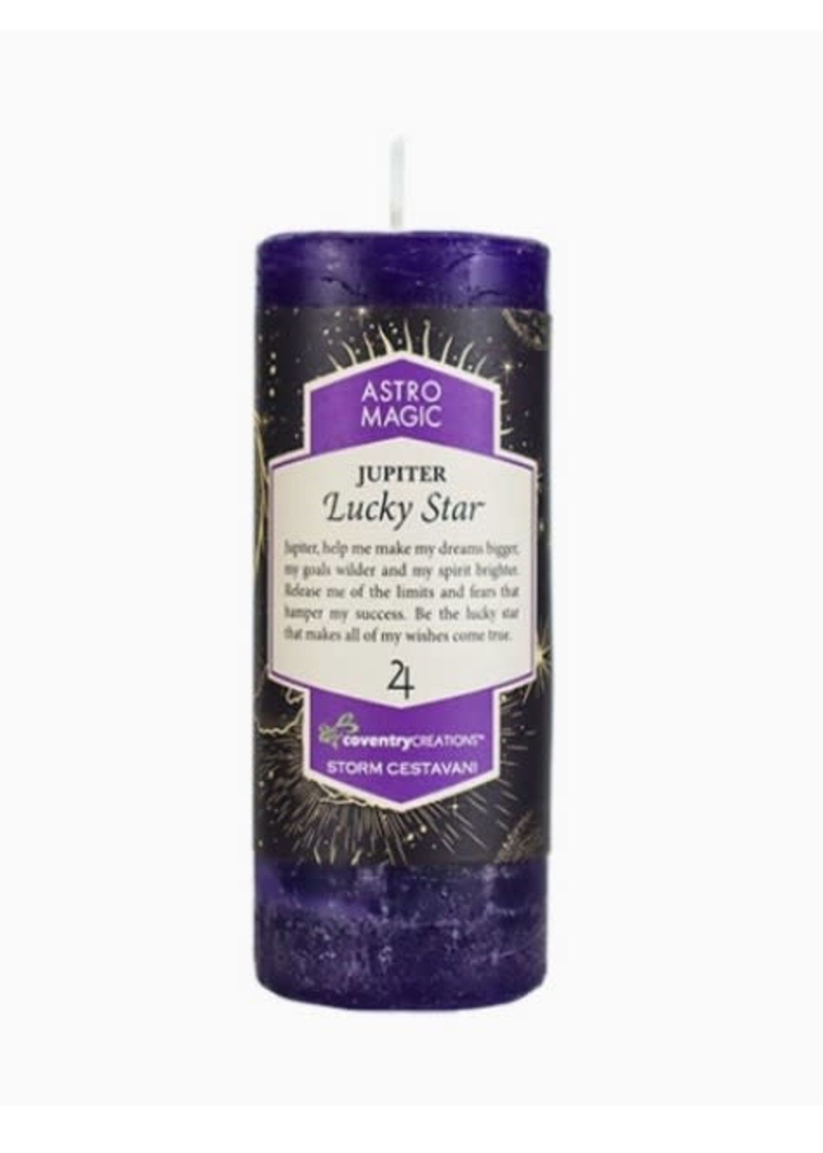 Candle Astro Magic Jupiter Lucky Star