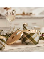 Frasier Fir Frosted Plaid 3-Wick Candle