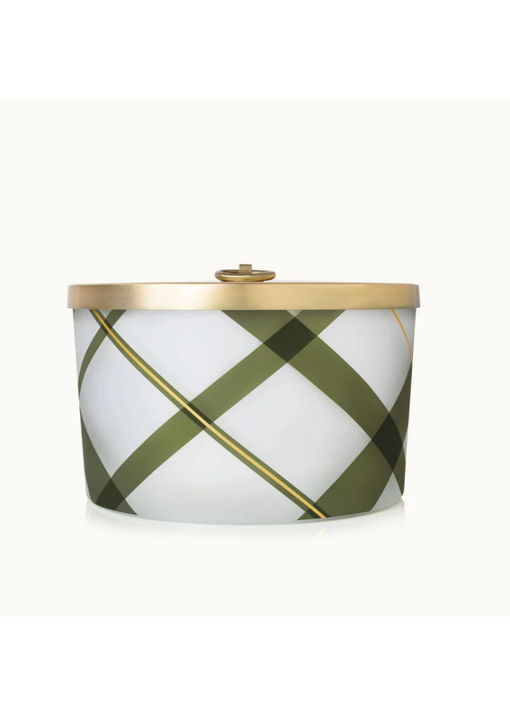 Frasier Fir Frosted Plaid 3-Wick Candle