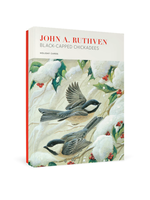 Card Bx Xmas Black-Capped Chickadees 12ct