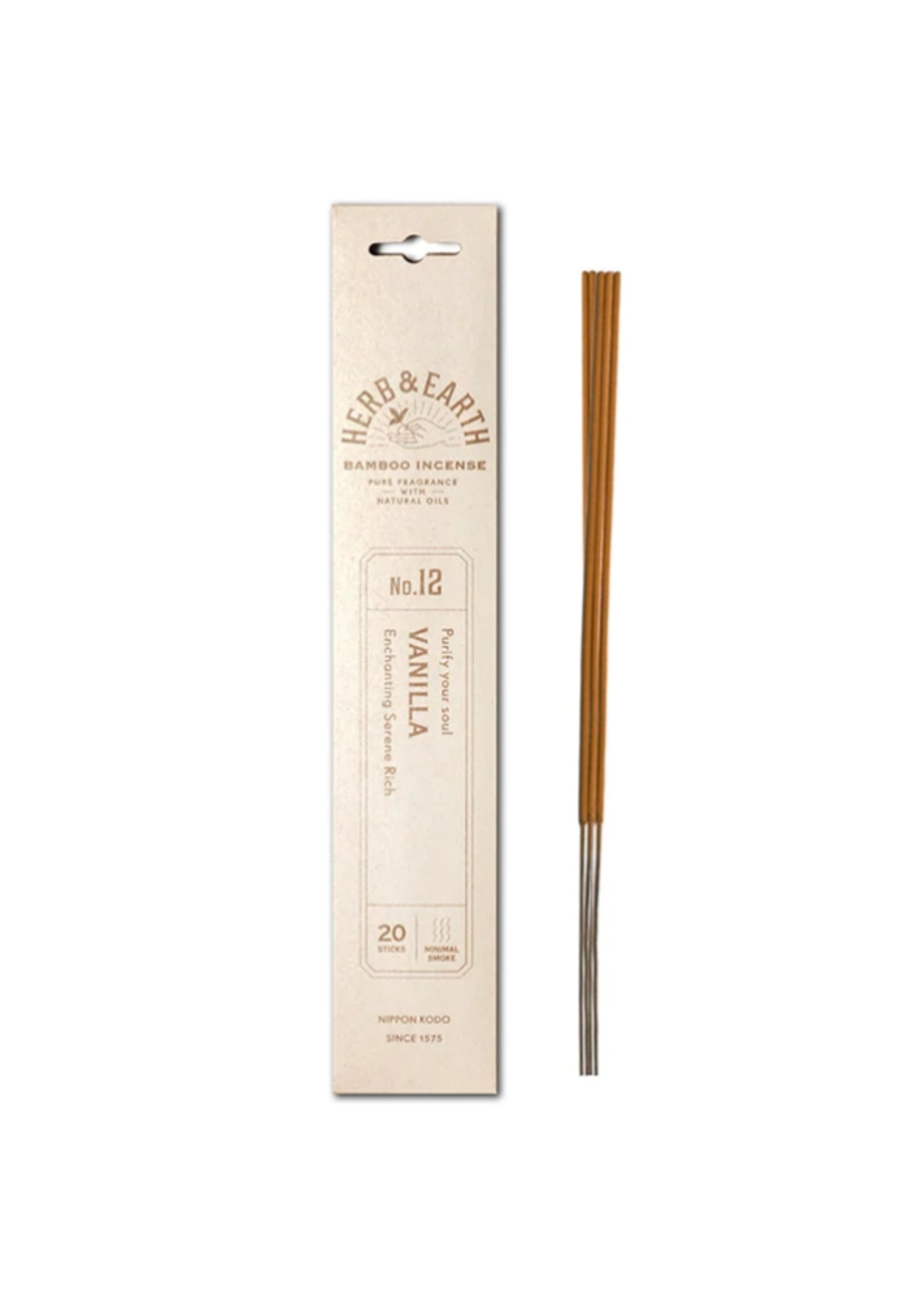 Herb & Earth Incense Vanilla 20 sticks