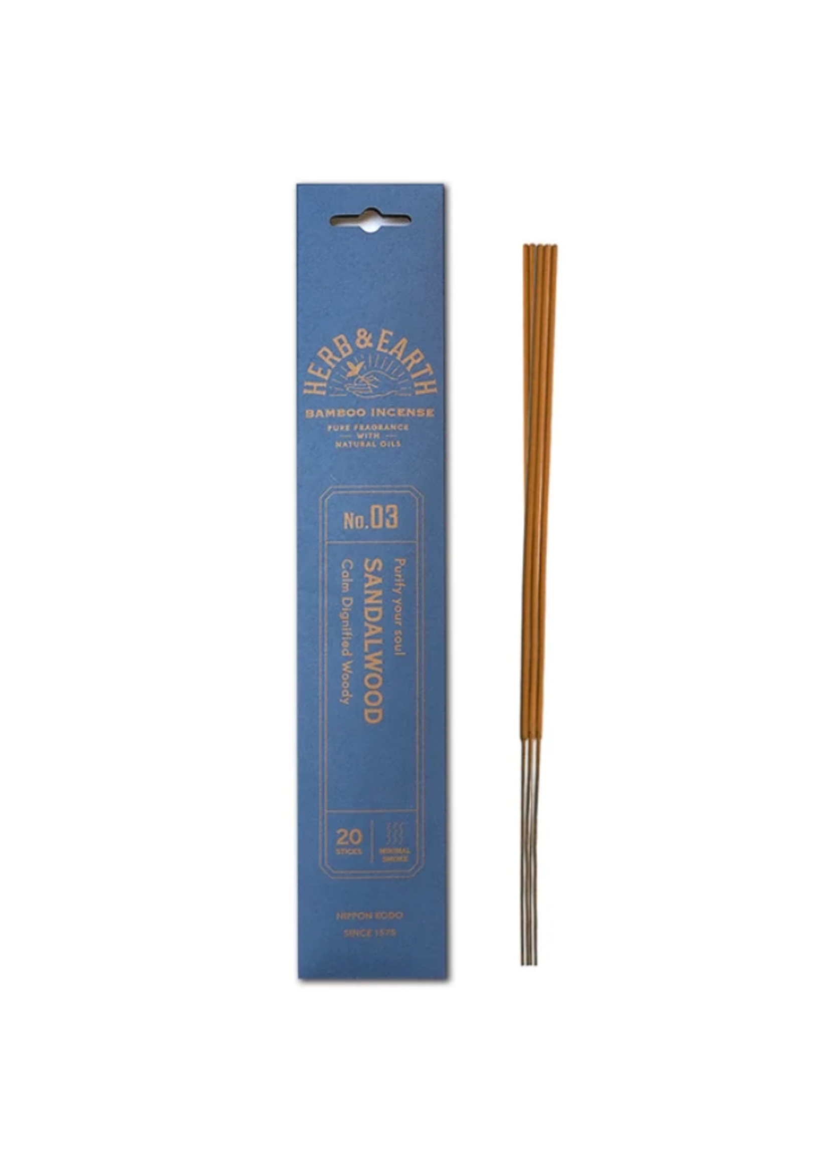 Herb & Earth Incense Sandalwood 20 sticks