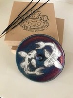 Raku Incense Burners Koi