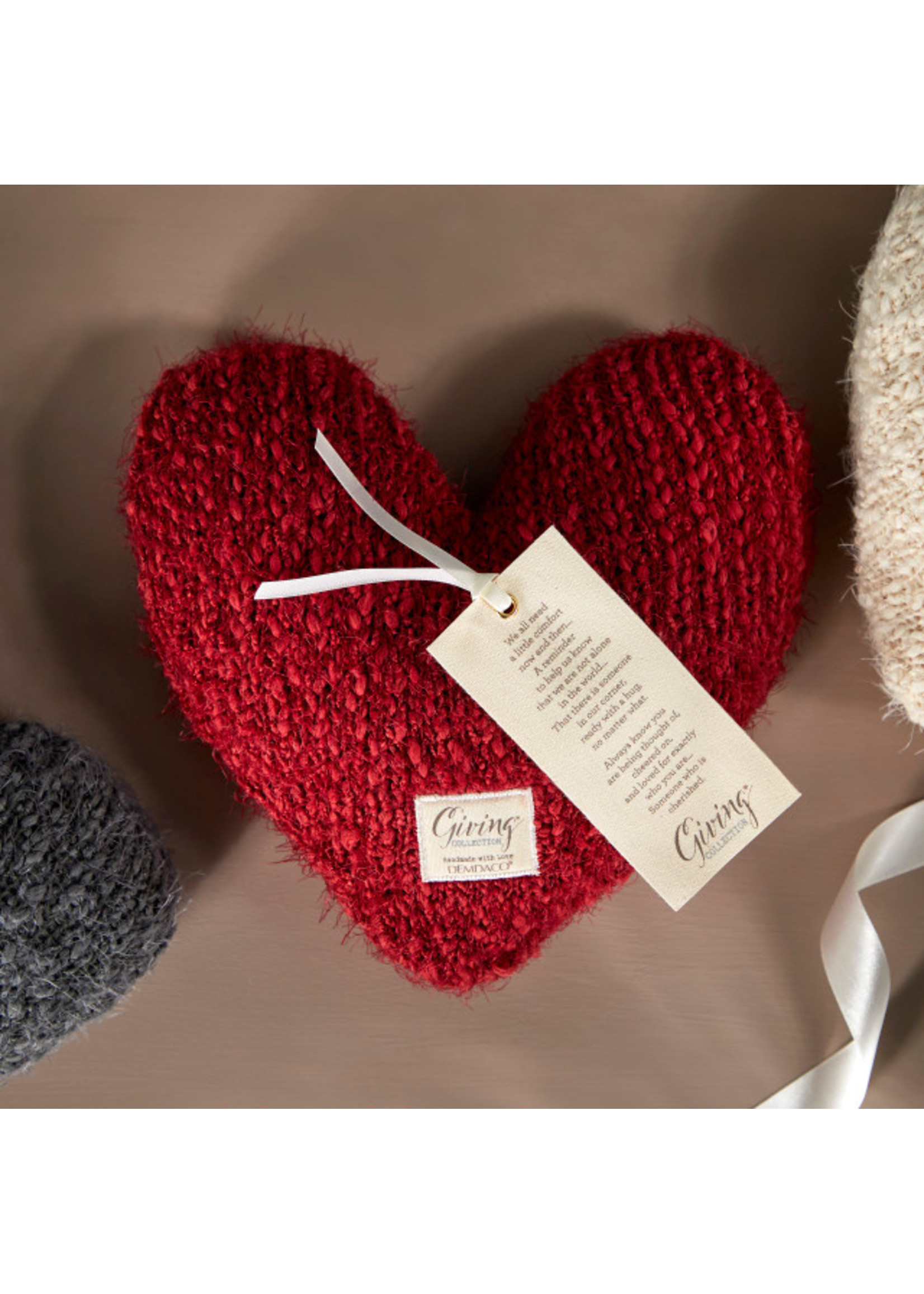 Pillow Giving Heart Red