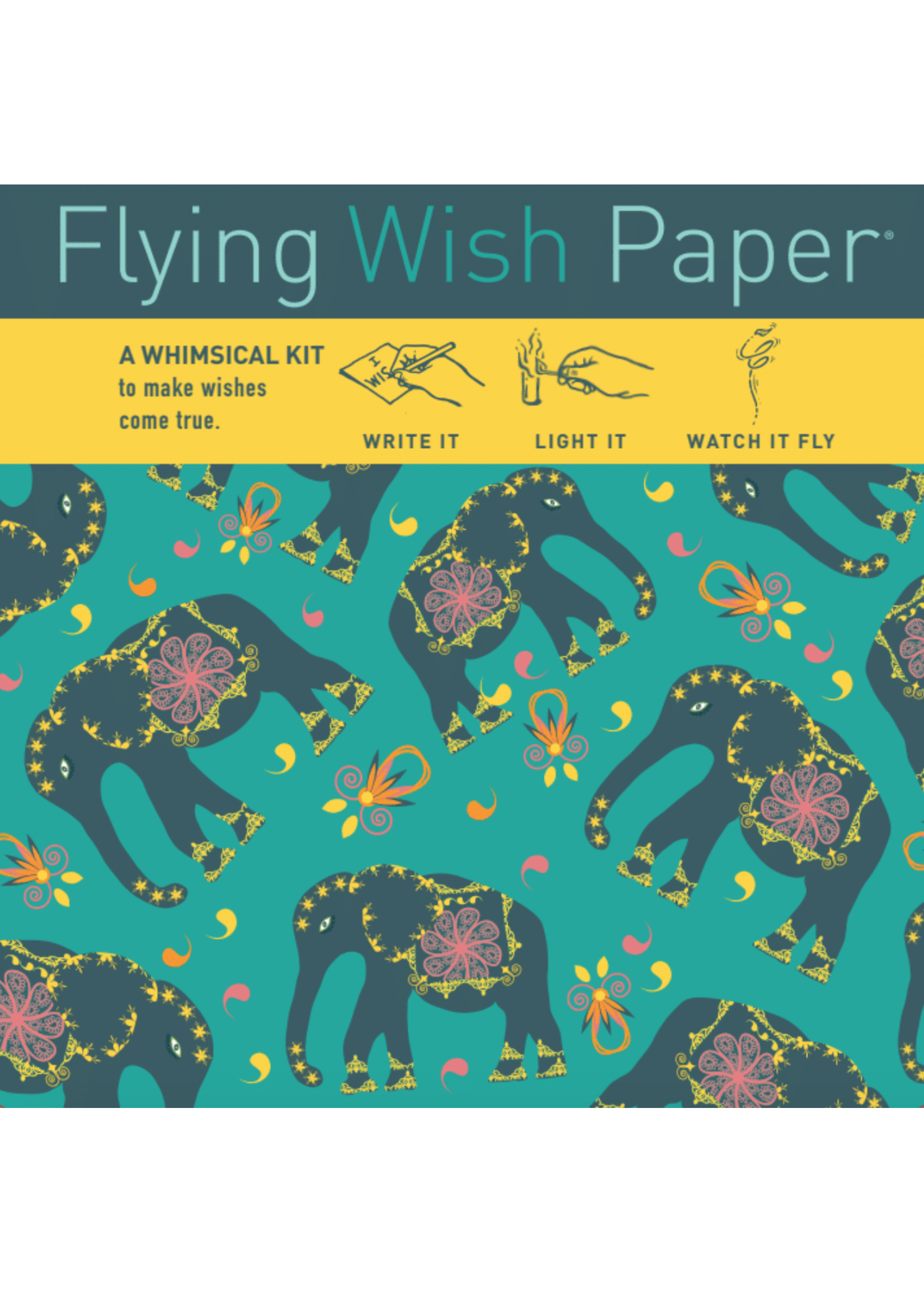 Flying Wish Paper Elephants