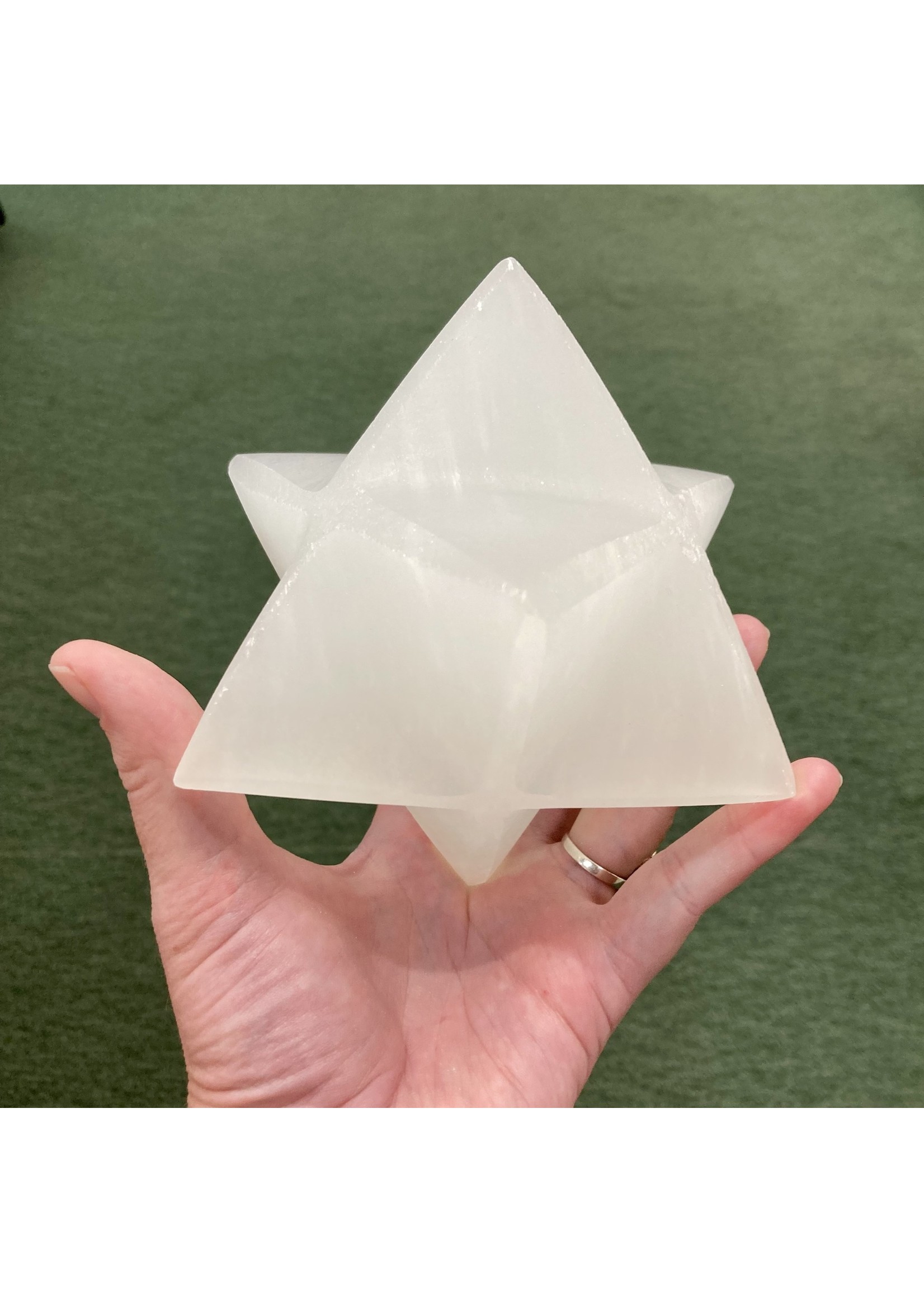 Selenite Merkaba