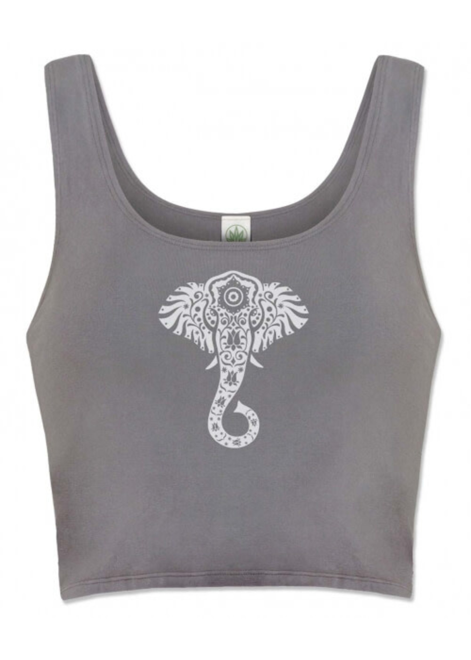 Soul Flower Elephant Vibes Cropped Tank