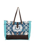 Myra Bag Turquoise Vivacious Weekender bag