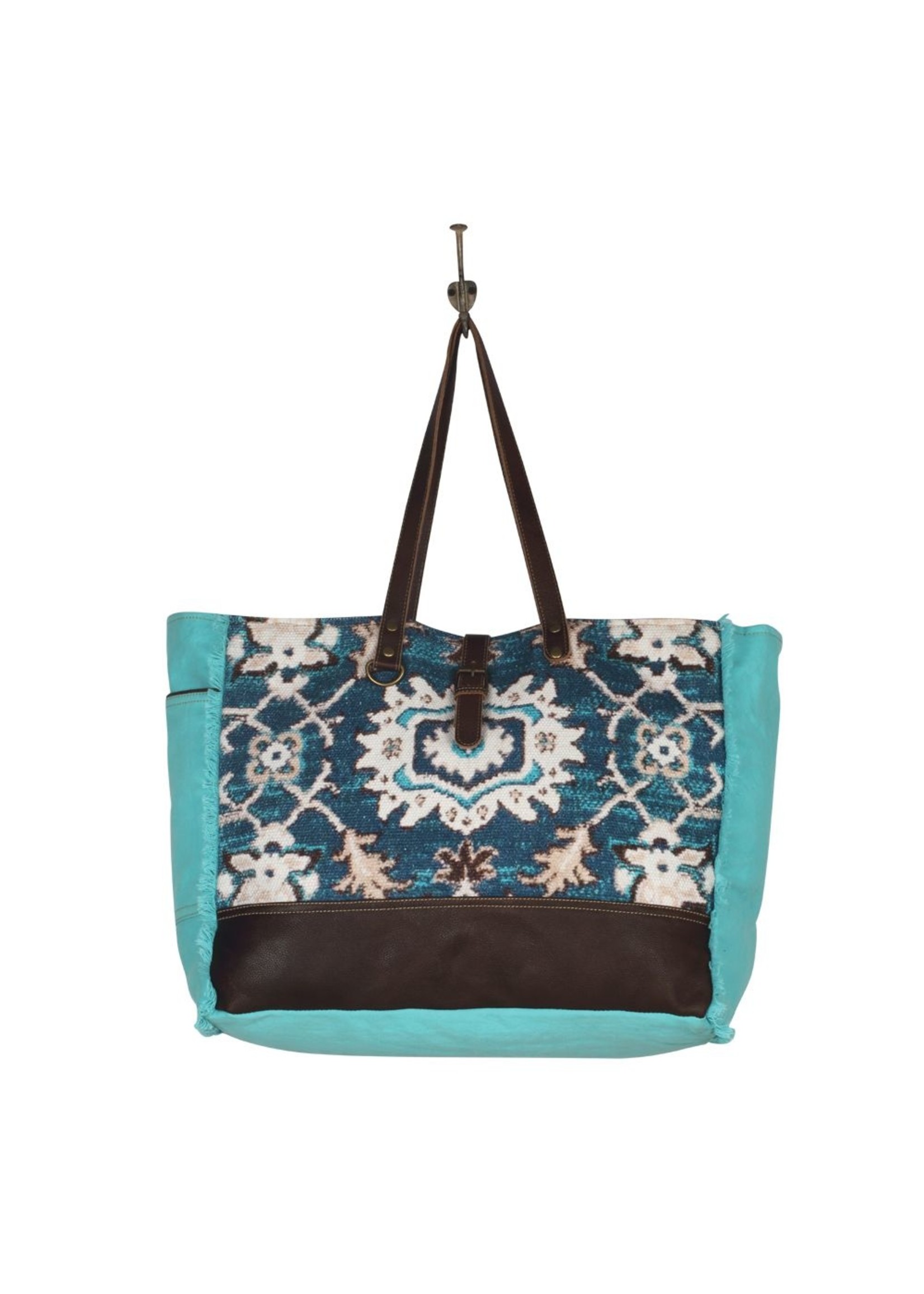 Myra Bag Turquoise Vivacious Weekender bag