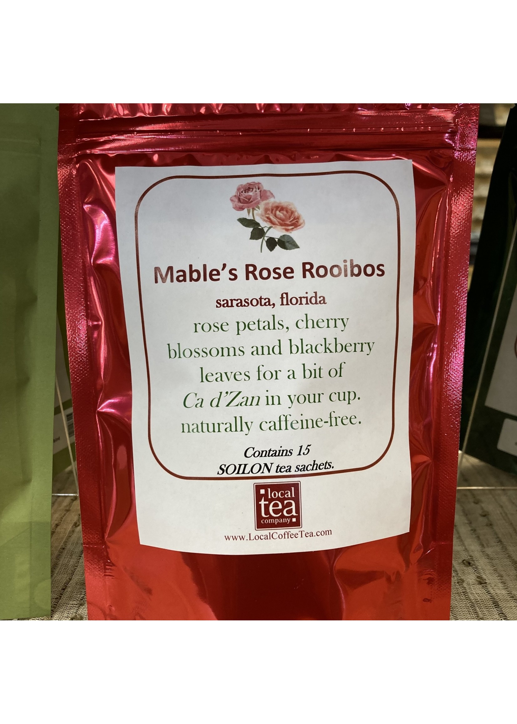 Local Tea Mable's Rose Rooibos Tea 15 sachets