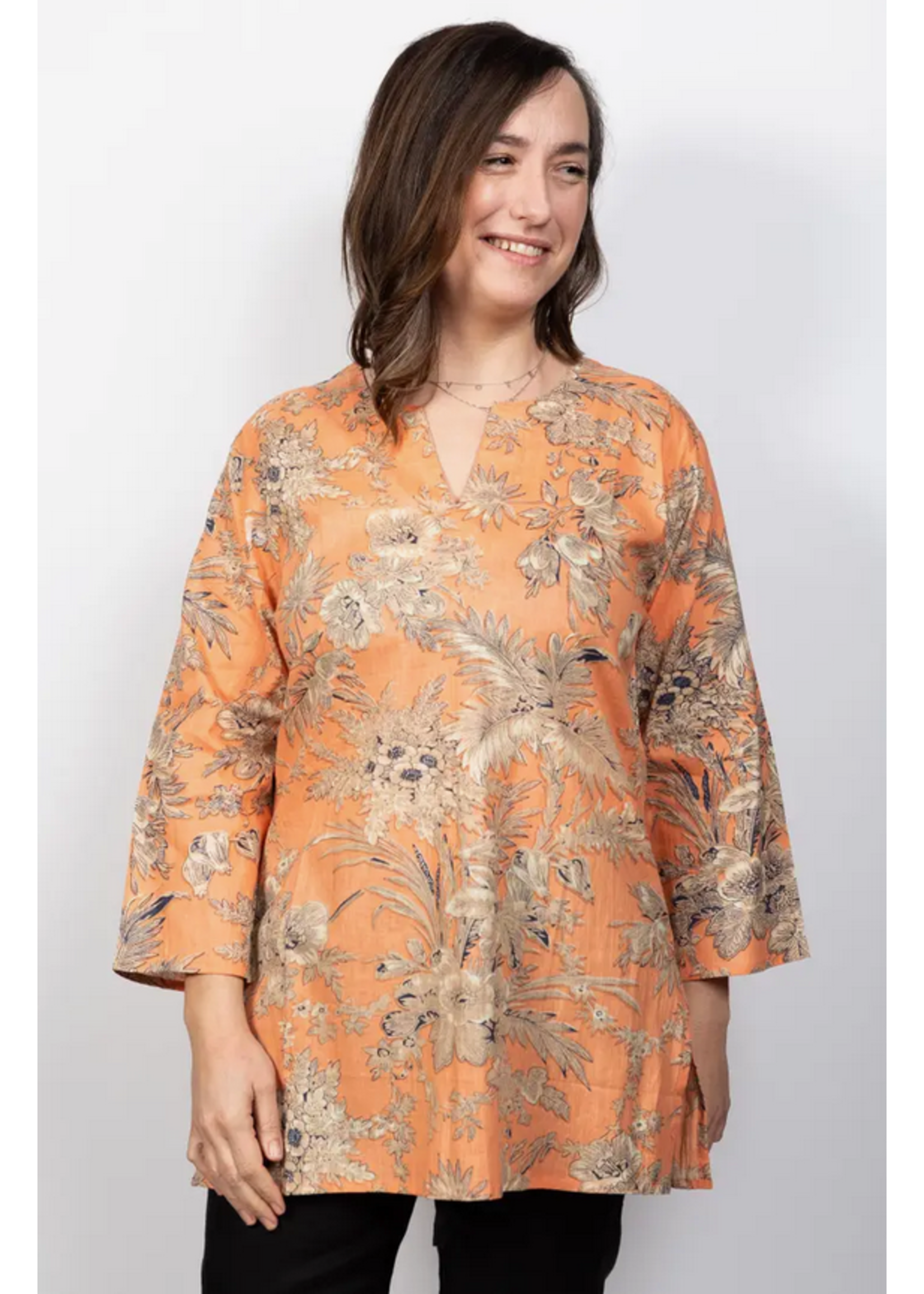 Dolma Esme Cotton Tunic Peach