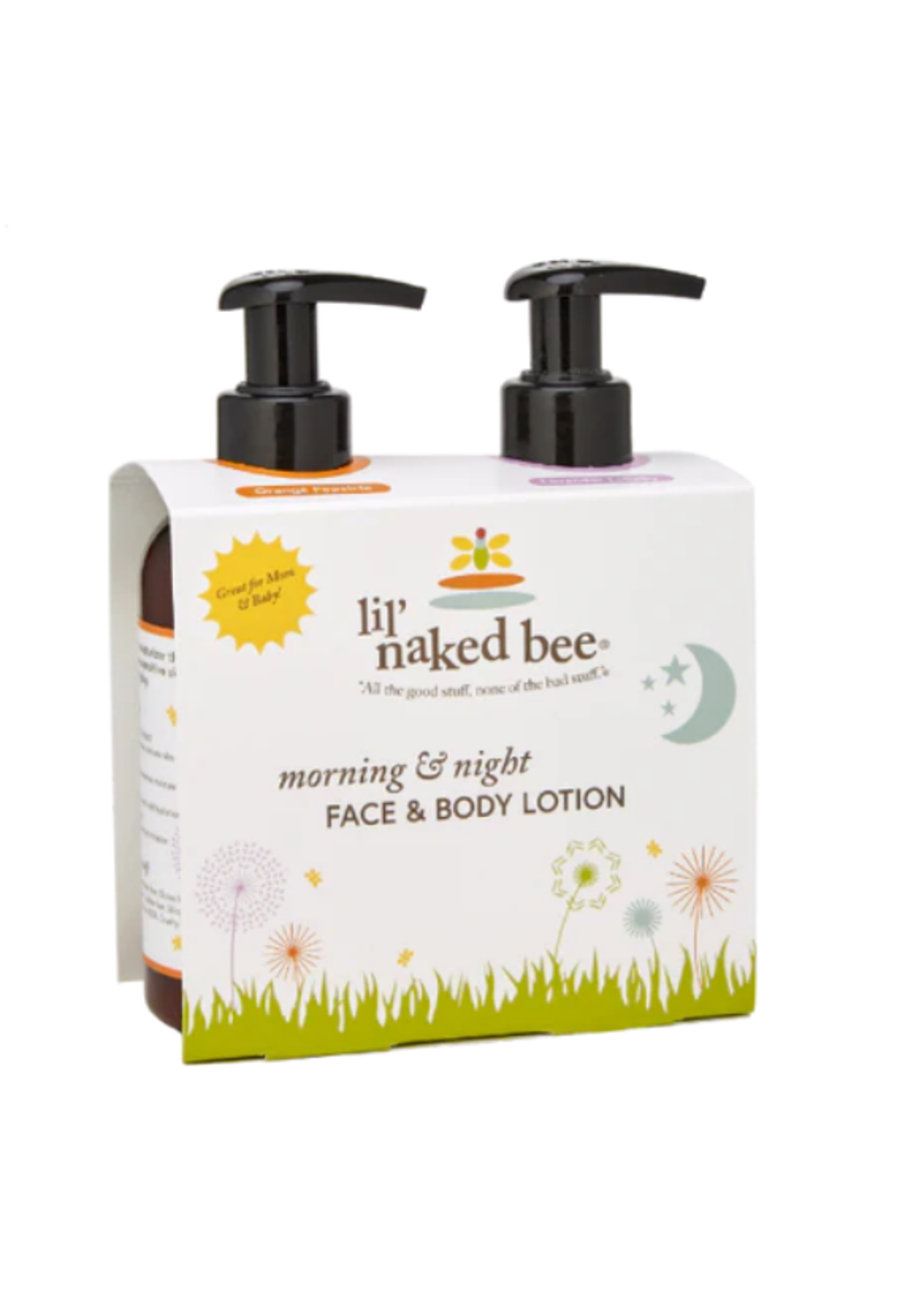 Lil' Naked Bee Morning & Night Face & Body Lotion