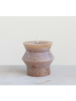 Candle Unscented Totem Toffee 3"