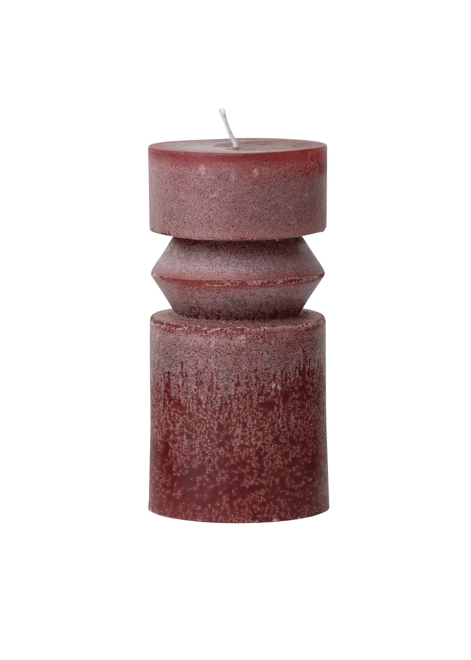 COOP Unscented Rust Totem Candle 6"