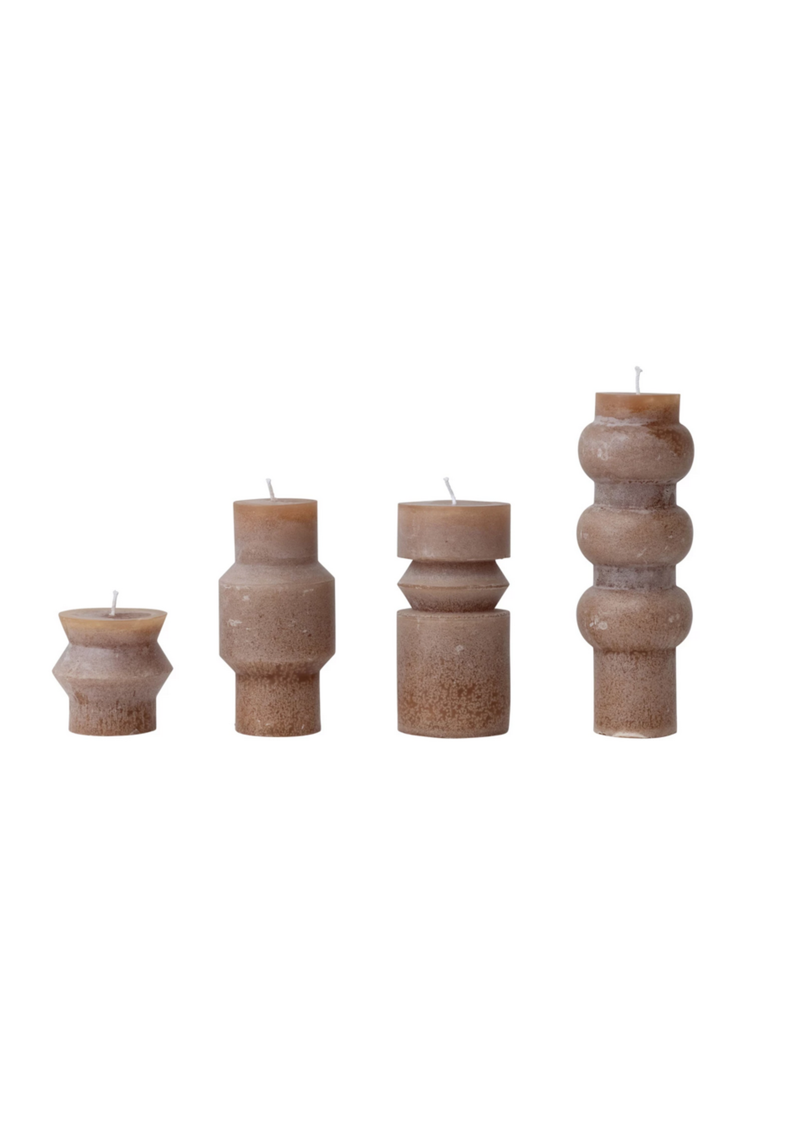COOP Unscented Toffee Totem Candle 6"