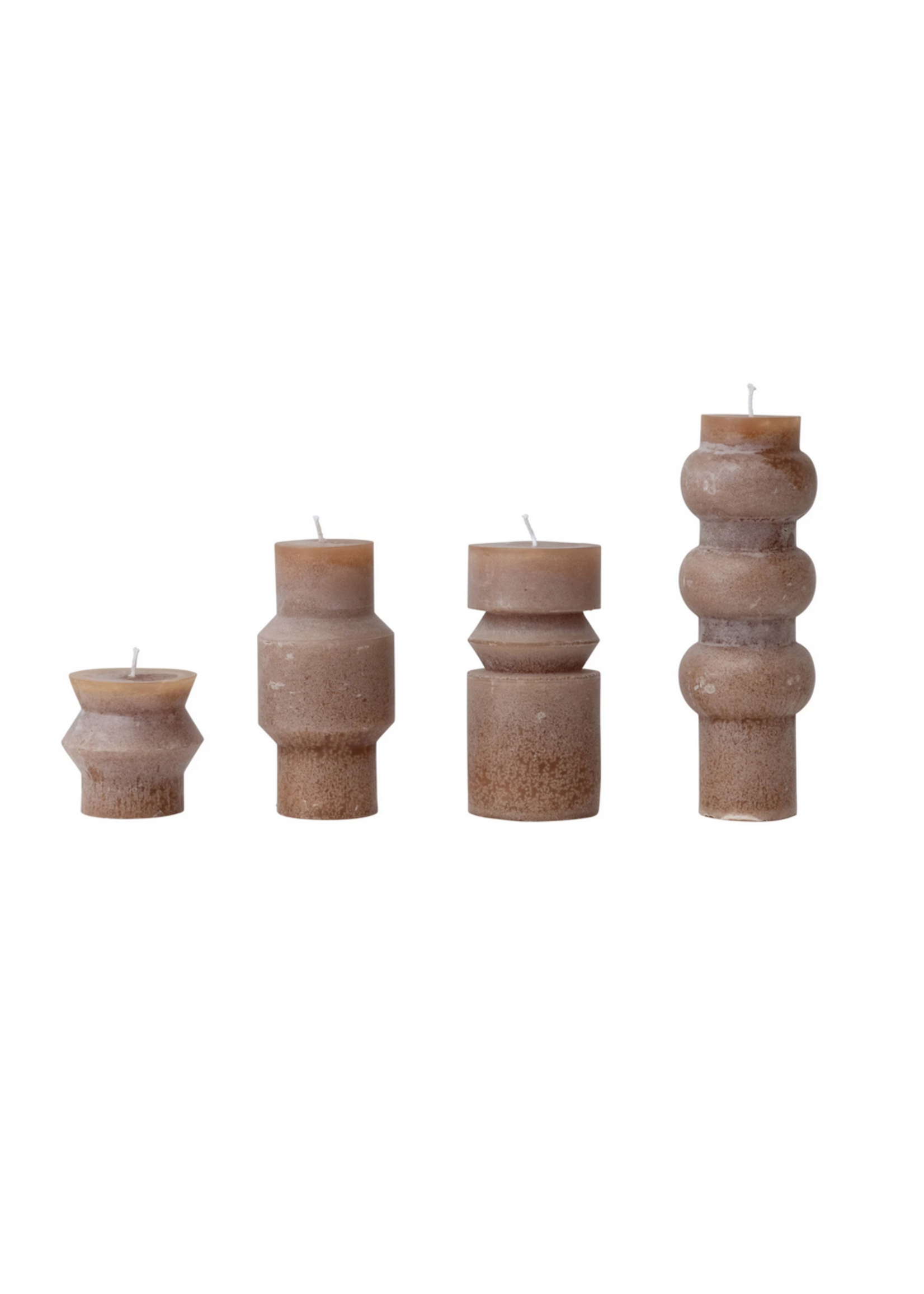 COOP Unscented Totem Candle Toffee 9"