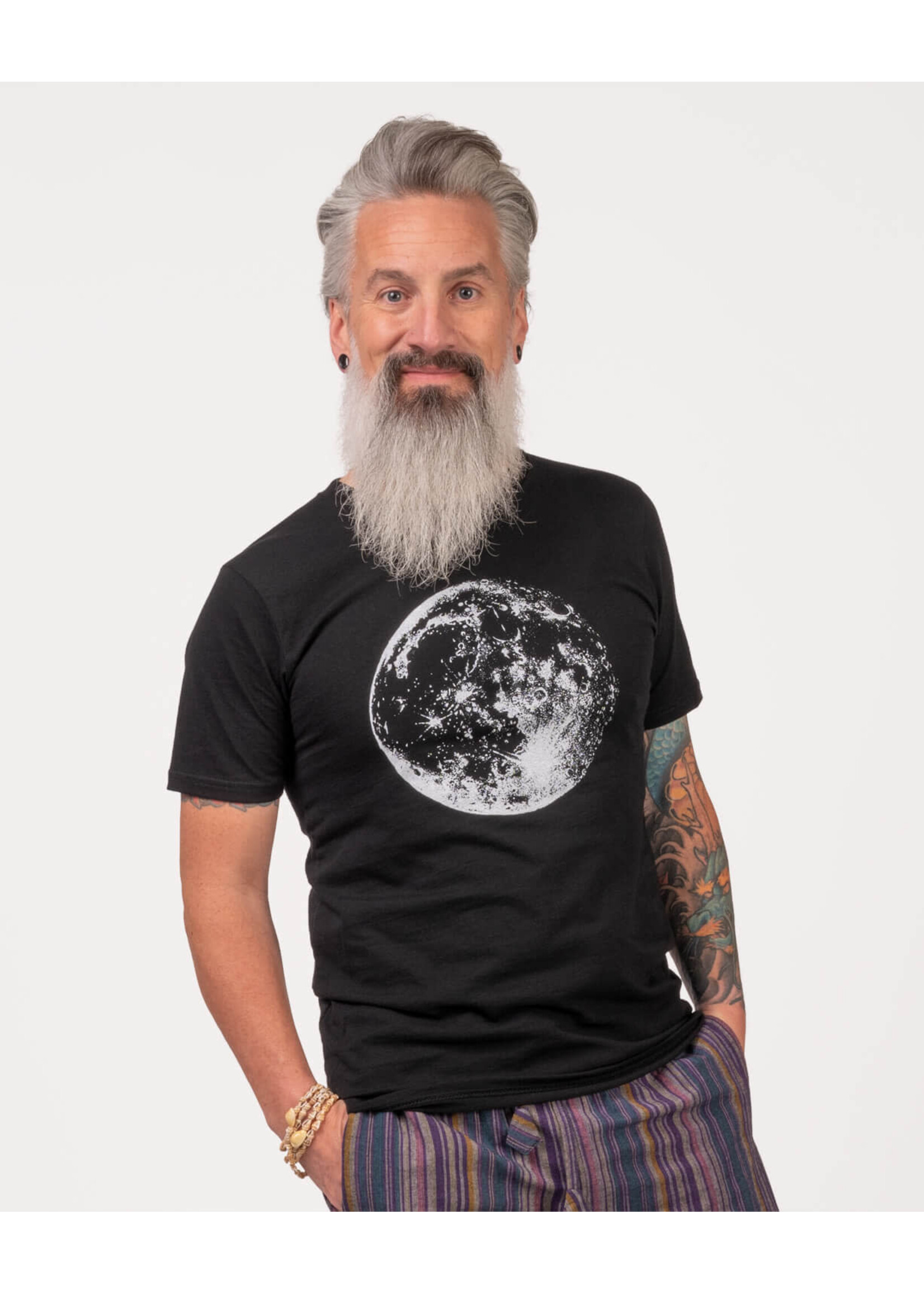 Soul Flower Full Moon Organic T-Shirt