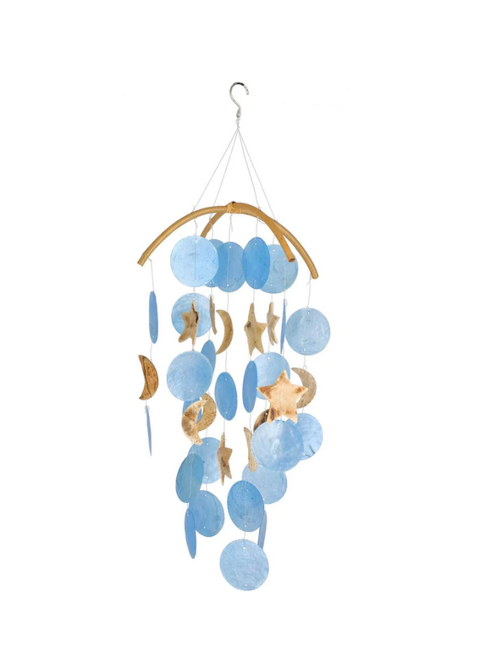 Chime of Polaris Blue Moons and Wooden Stars