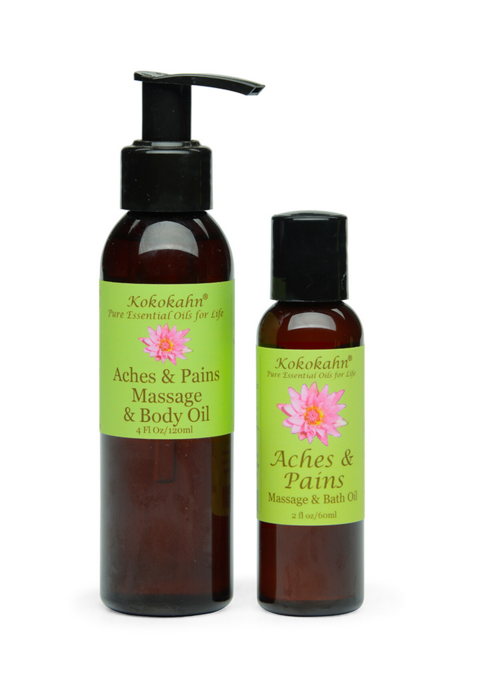 Kokokahn Massage & Body Oil Aches & Pains 4oz