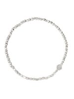 Mini Metal Stacking Bracelet Silver