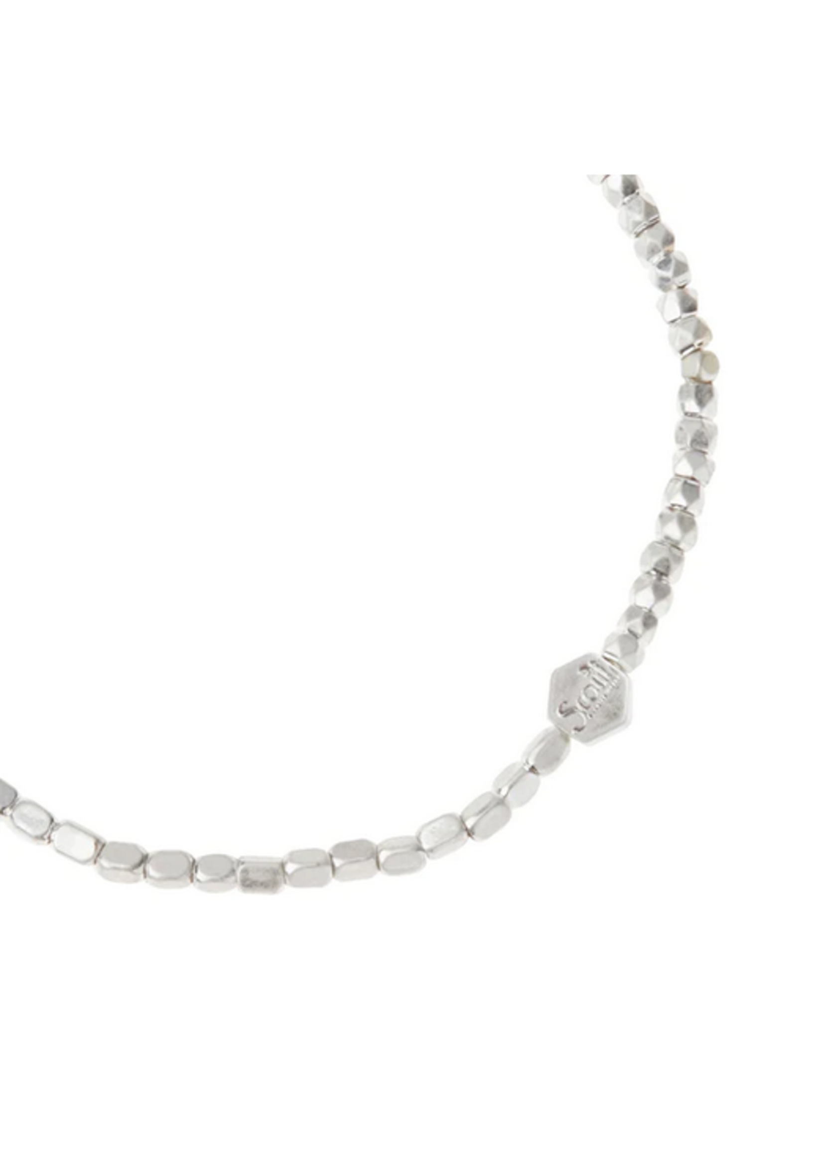 Mini Metal Stacking Bracelet Silver