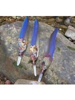 Feather Single Macaw with Crystal