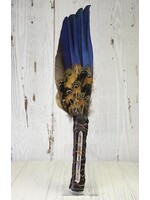 Feather Large Macaw with Crystal