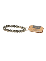 Stone Stacking Bracelet Pyrite