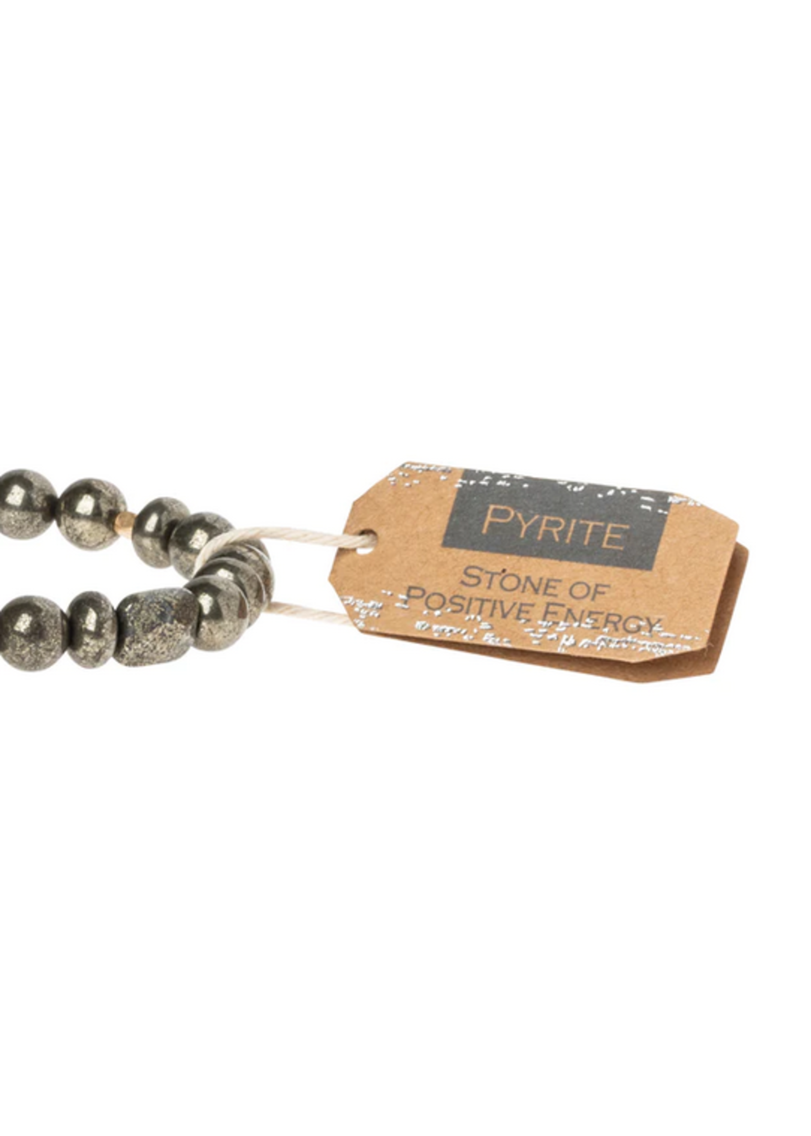 Stone Stacking Bracelet Pyrite