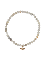 Scout Mini Faceted Labradorie/Gold Stacking Bracelet