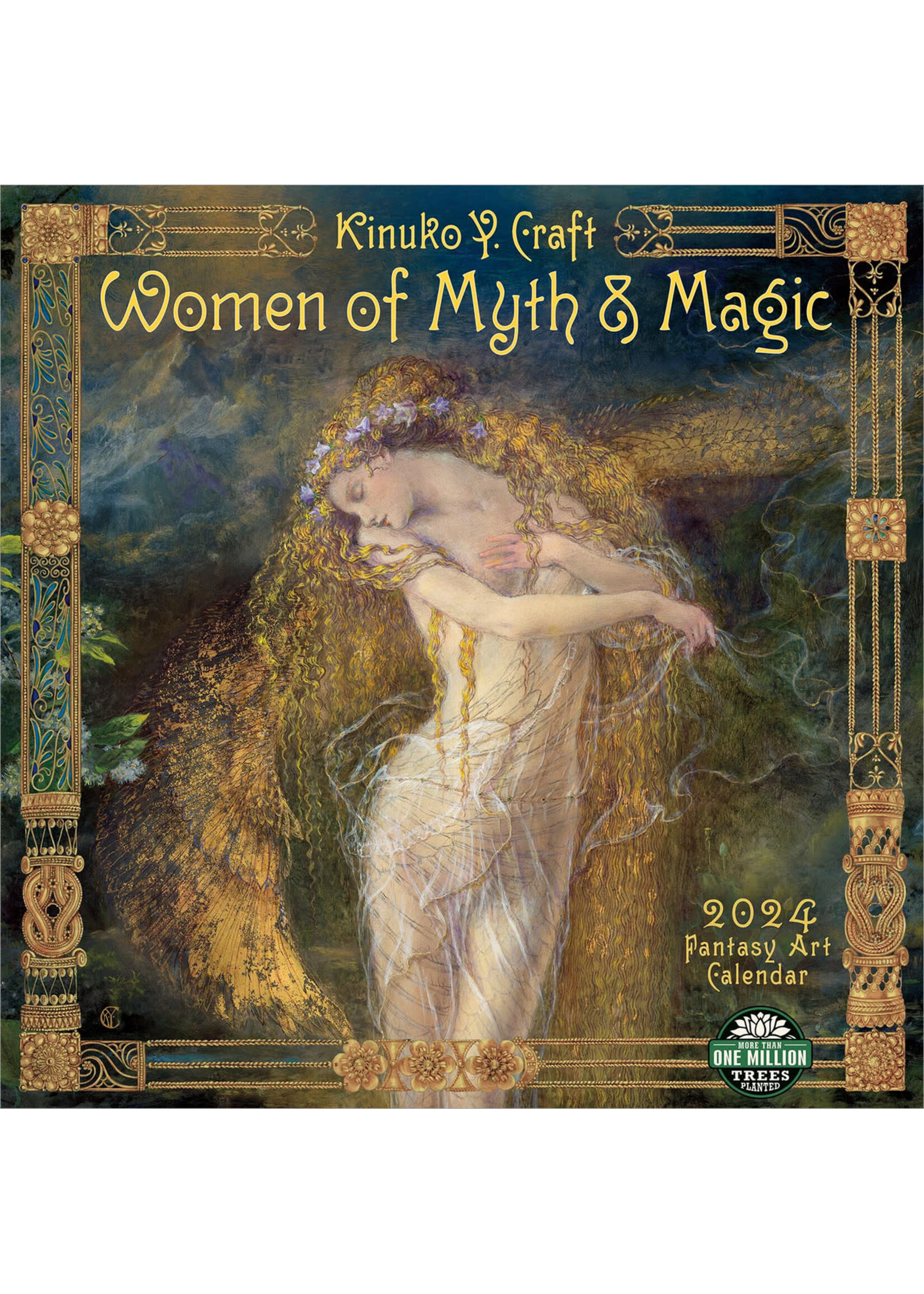 Cal 24 Wall Calendar Amber Lotus Women Of Myth & Magic