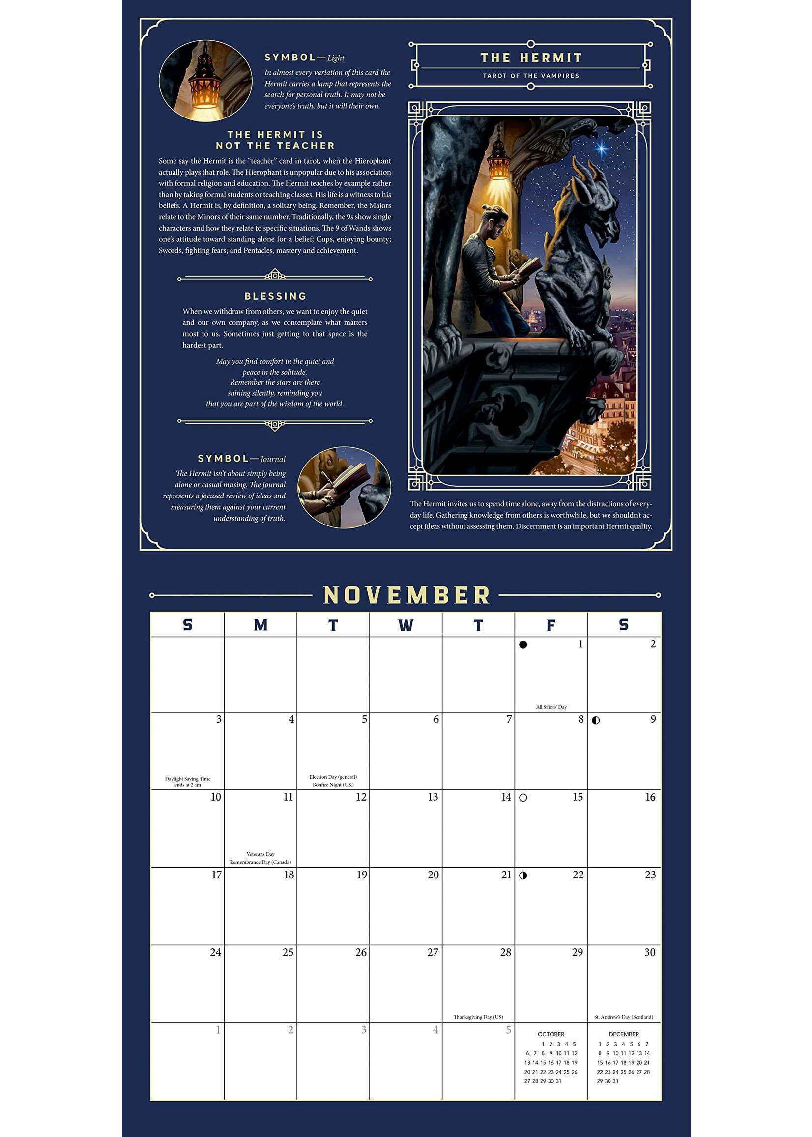 Cal 24 Llewellyn's 2024 Tarot Calendar