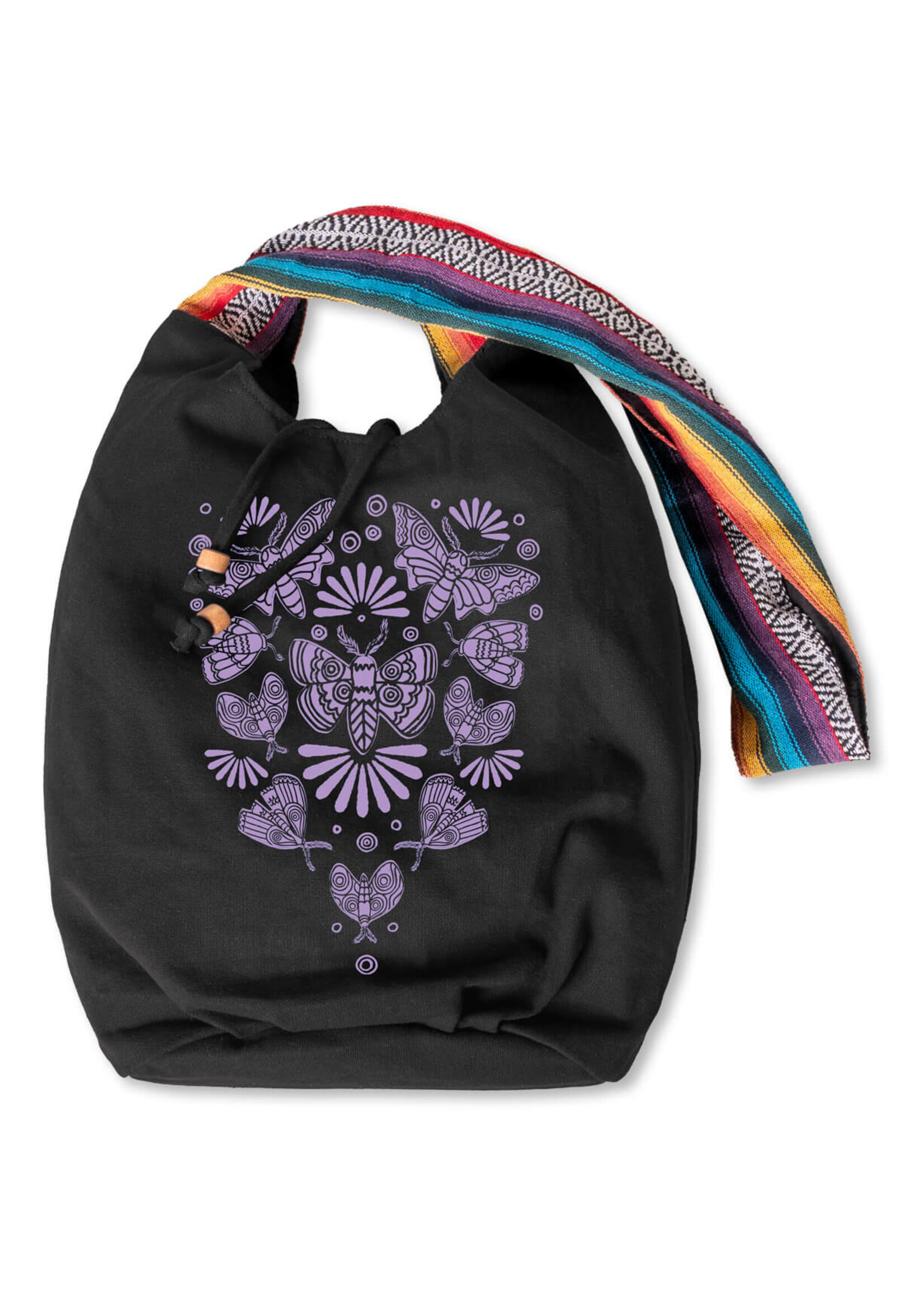 Soul Flower Mega Moth Boho Bag