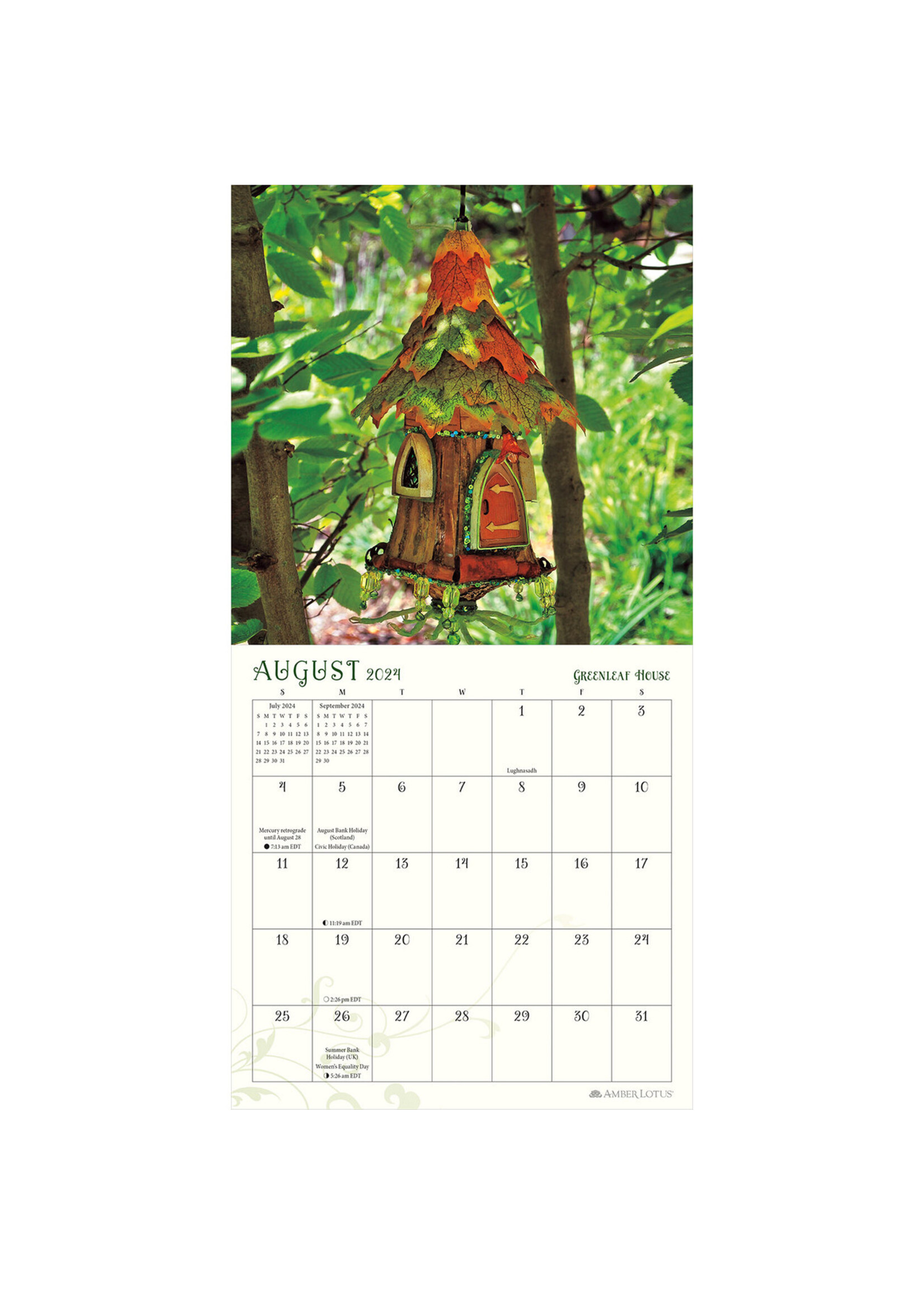 Cal 24 Mini Calendar Fairy Houses