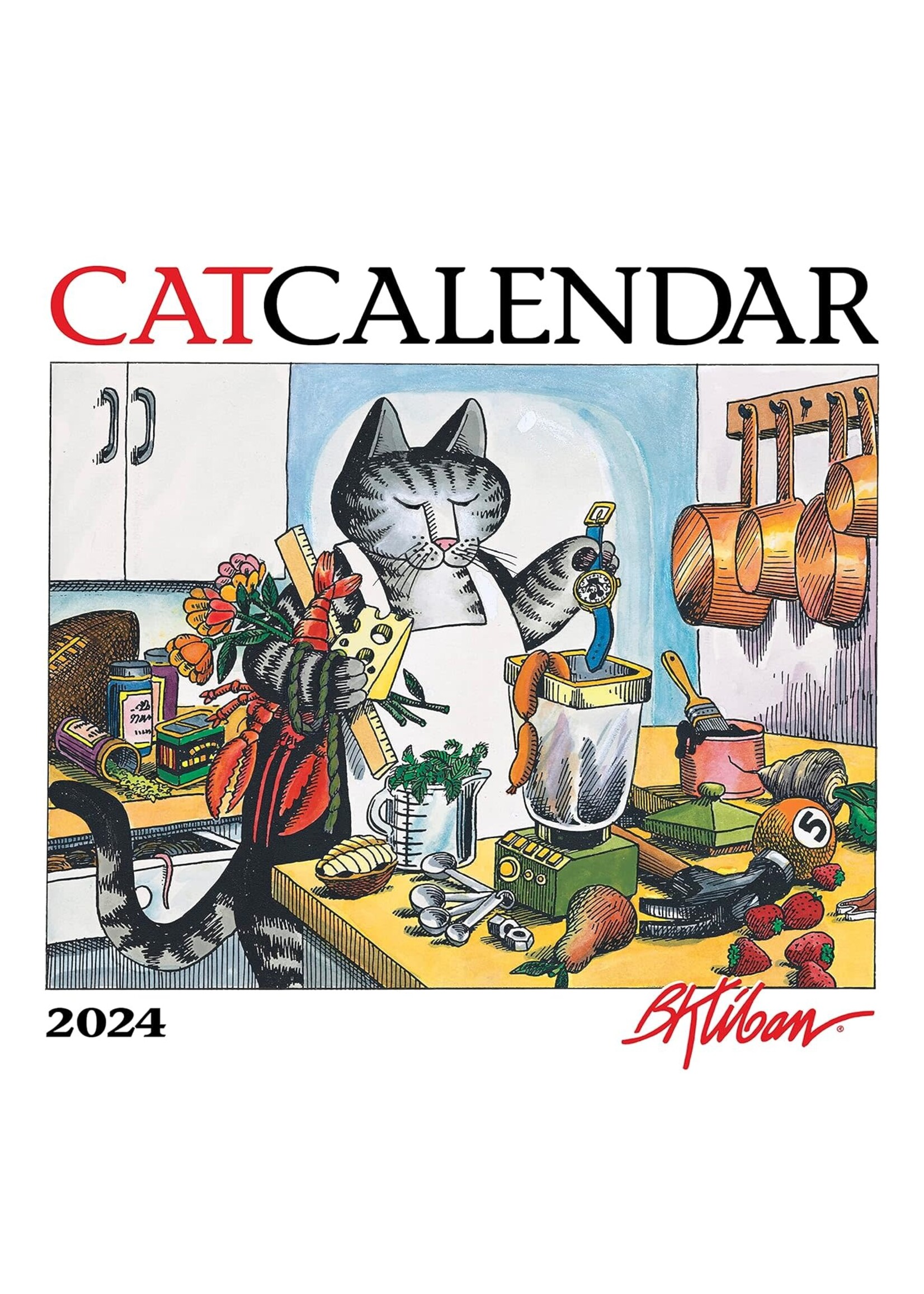 Cal 24 Cat Calendar  Mini